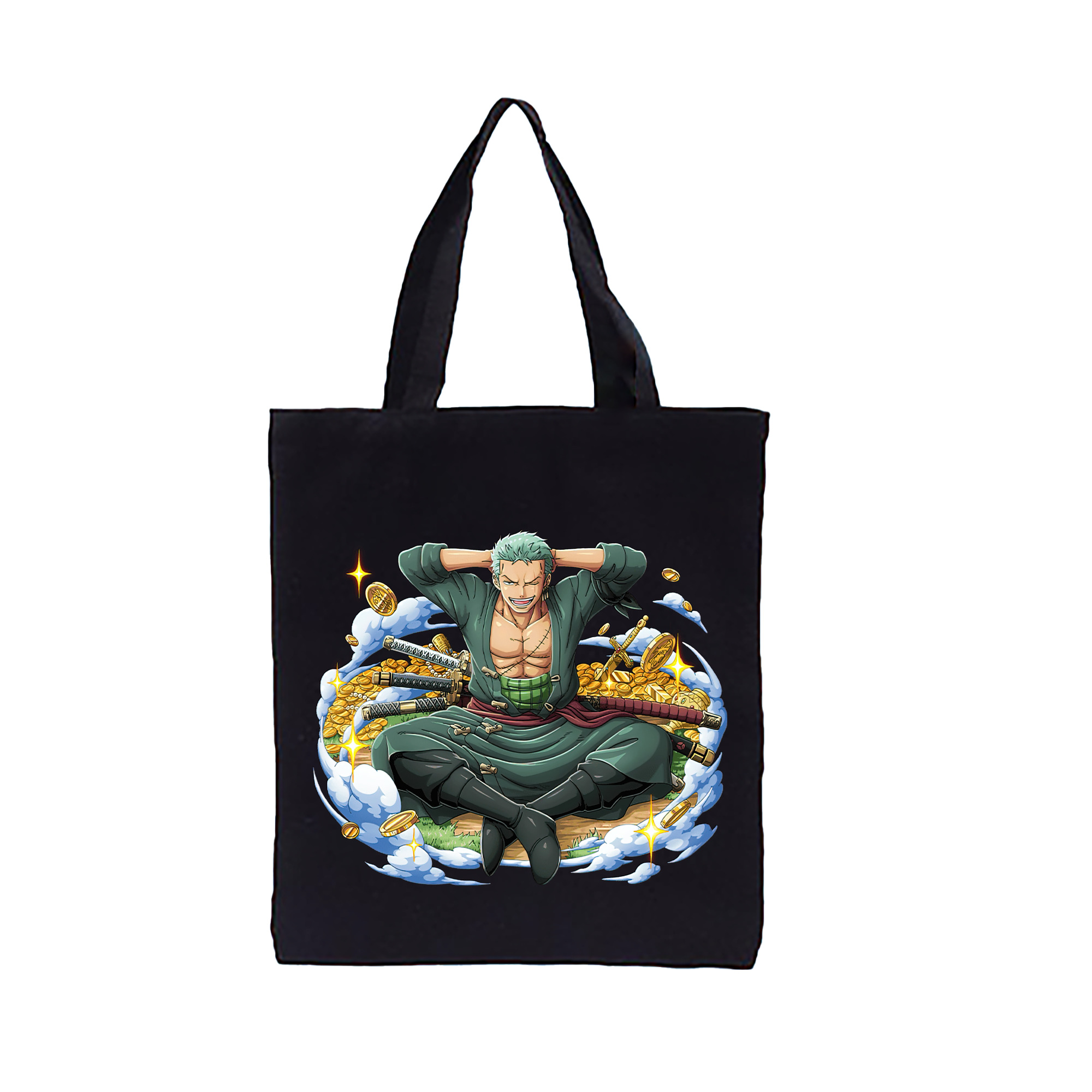 ワンピース ロロノア・ゾロ ONE PIECE Roronoa Zoro 縦型キャンバス生地手提げバッグ　トートバッグ