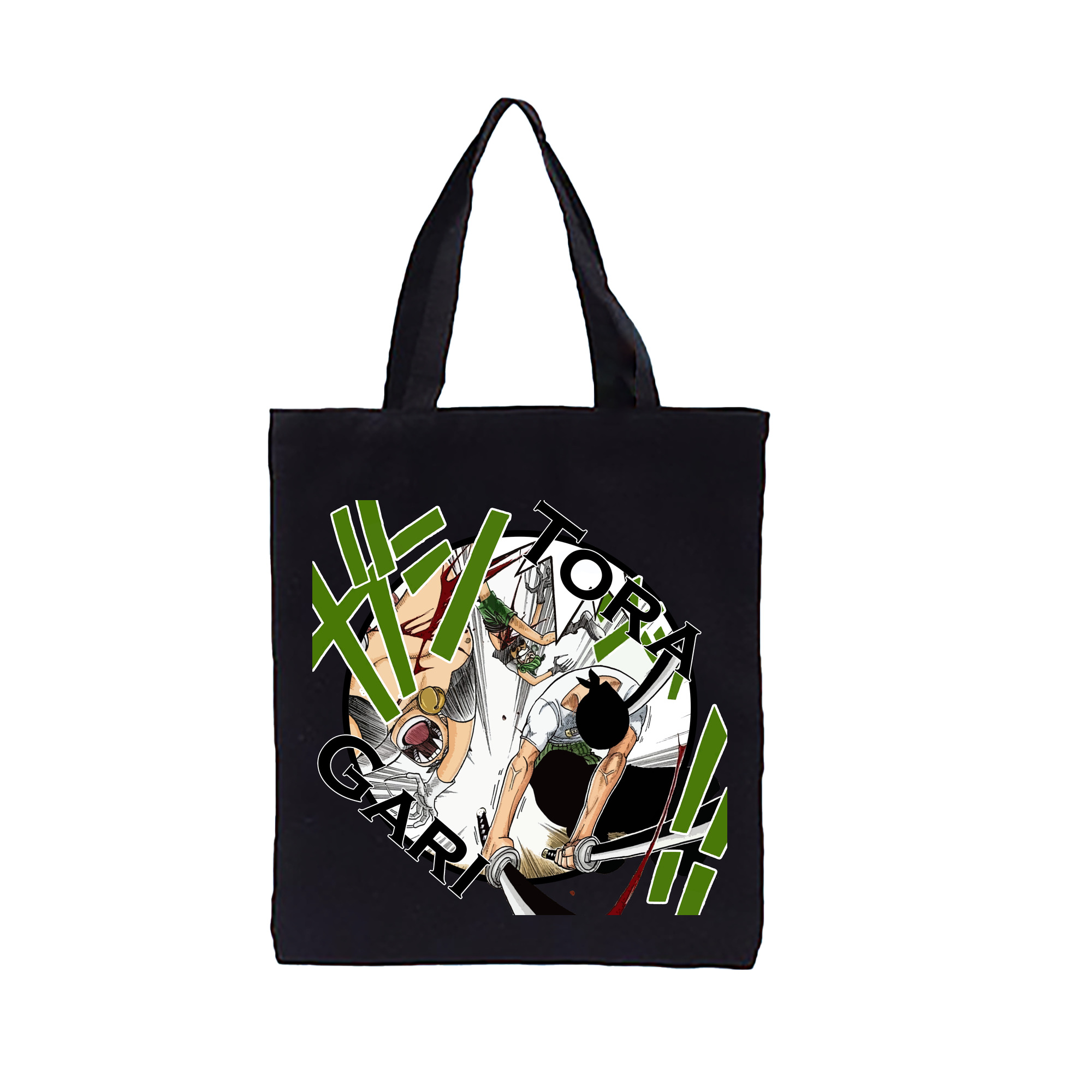 ワンピース ロロノア・ゾロ ONE PIECE Roronoa Zoro 縦型キャンバス生地手提げバッグ　トートバッグ