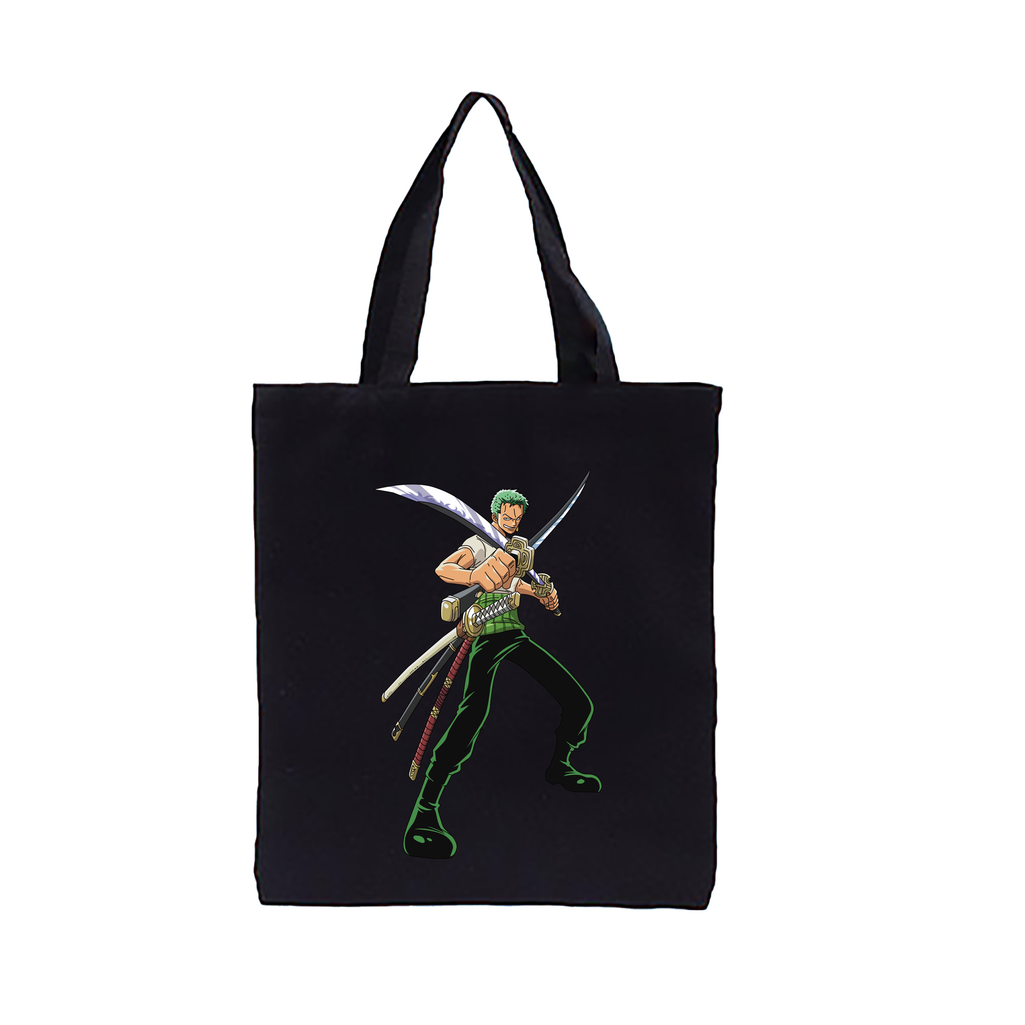 ワンピース ロロノア・ゾロ ONE PIECE Roronoa Zoro 縦型キャンバス生地手提げバッグ　トートバッグ
