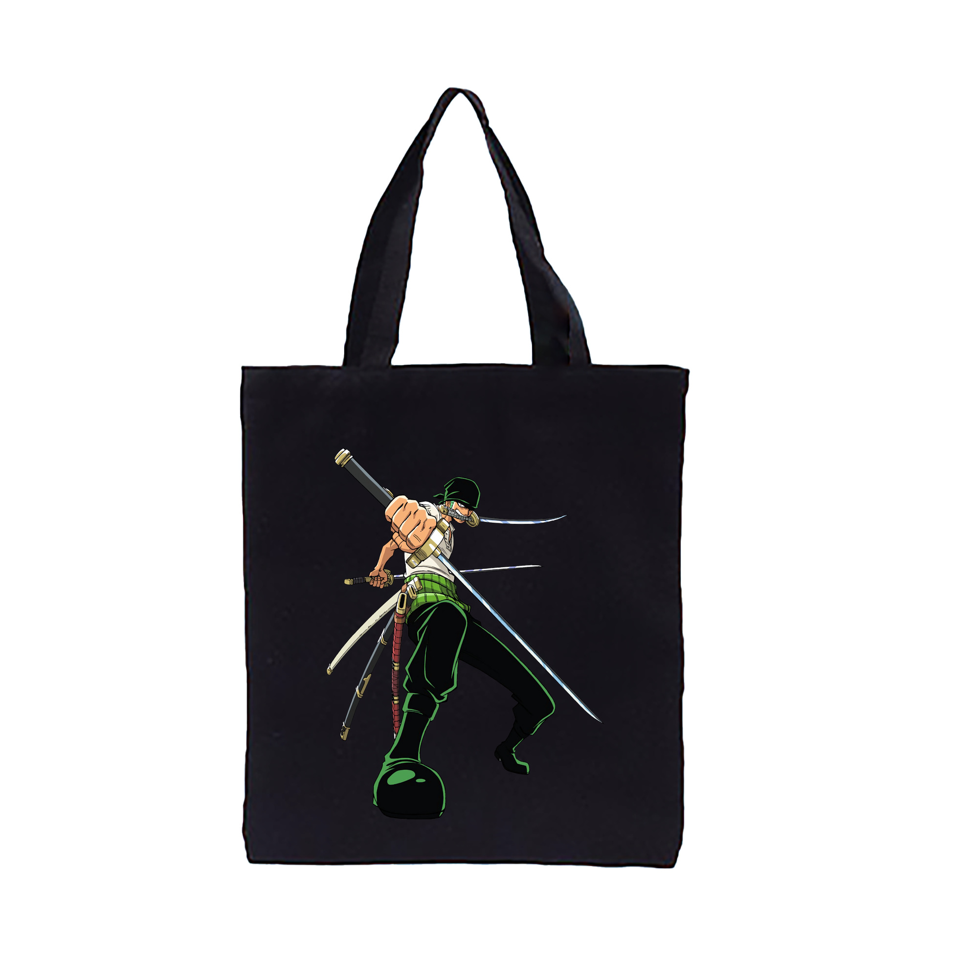 ワンピース ロロノア・ゾロ ONE PIECE Roronoa Zoro 縦型キャンバス生地手提げバッグ　トートバッグ