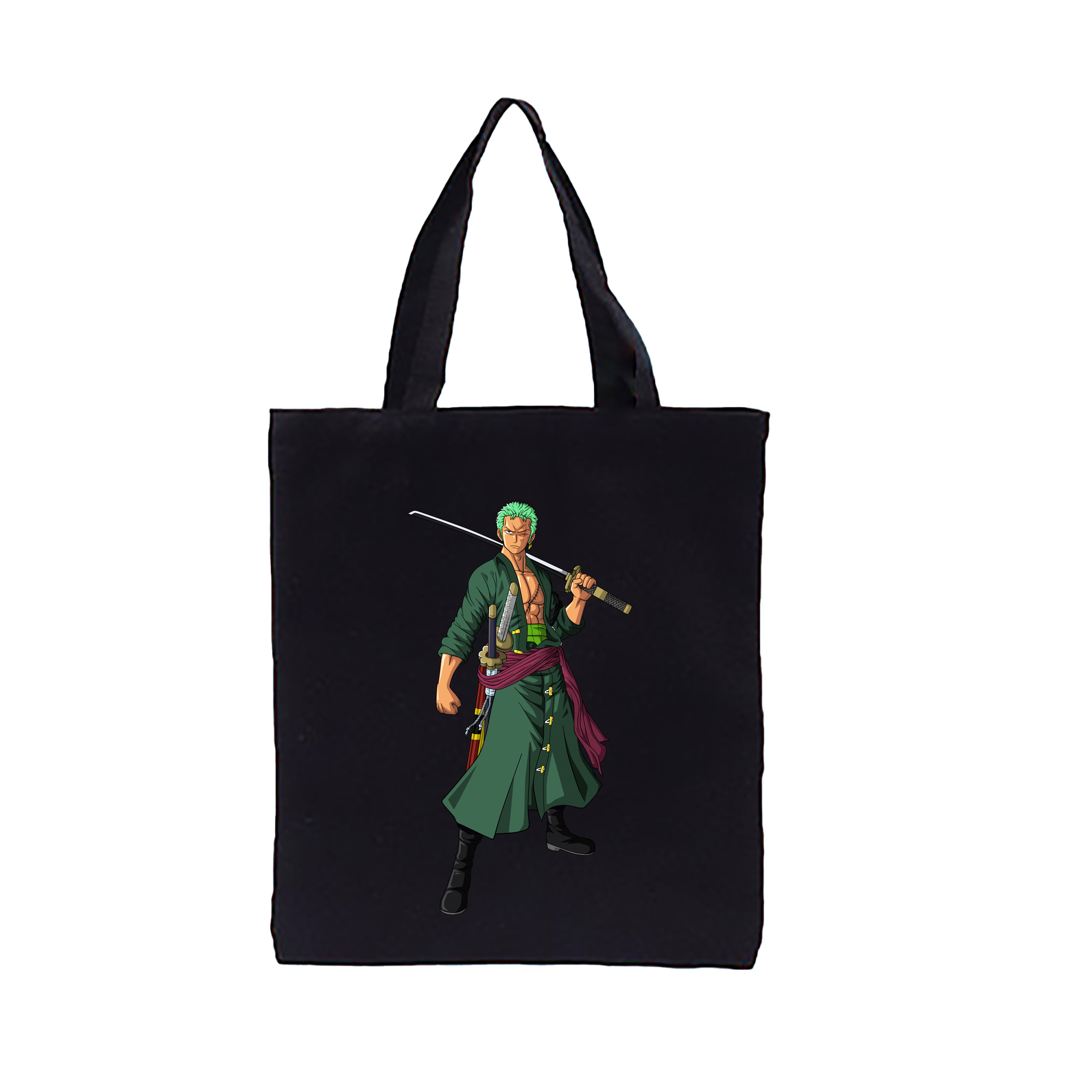 ワンピース ロロノア・ゾロ ONE PIECE Roronoa Zoro 縦型キャンバス生地手提げバッグ　トートバッグ