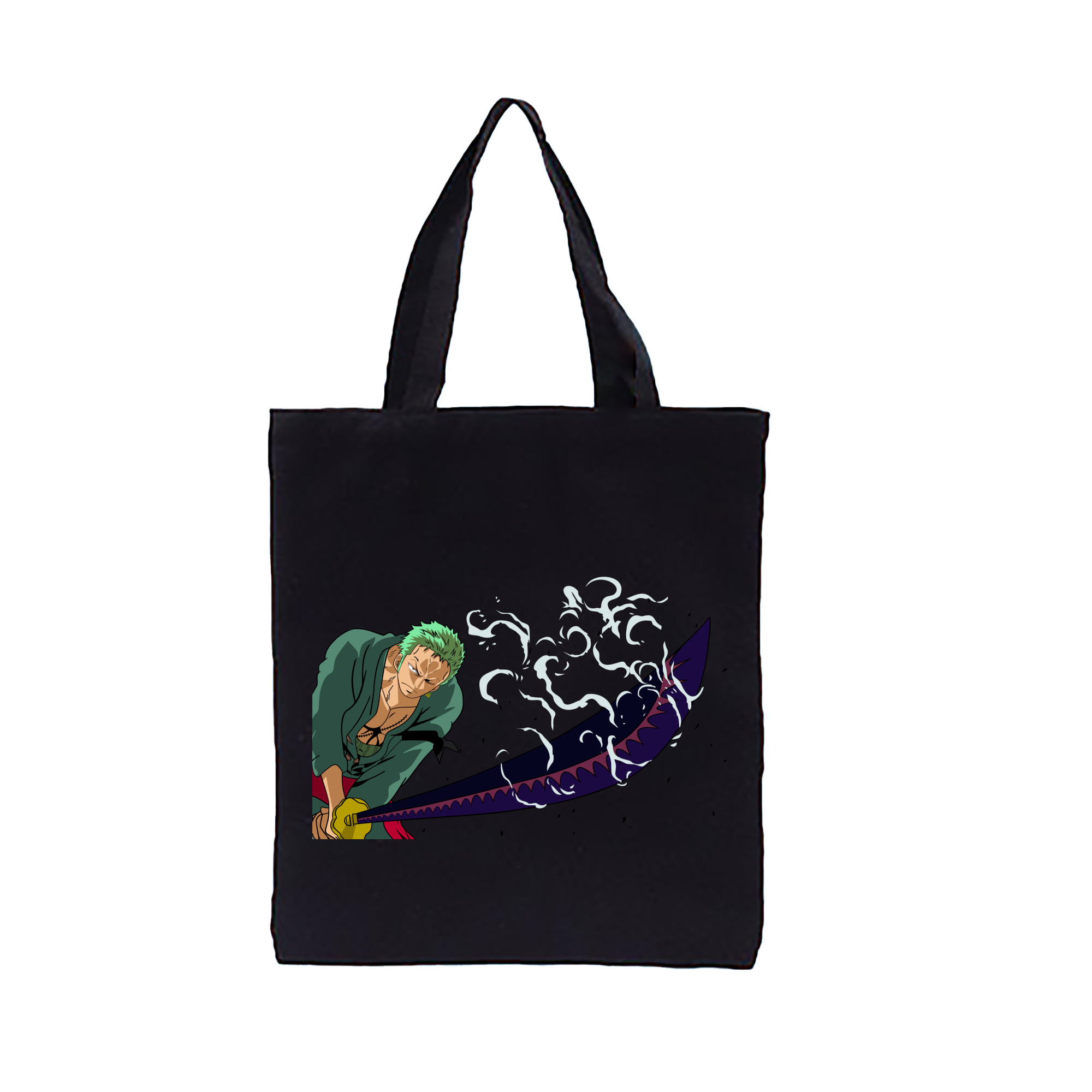 ワンピース ロロノア・ゾロ ONE PIECE Roronoa Zoro 縦型キャンバス生地手提げバッグ　トートバッグ