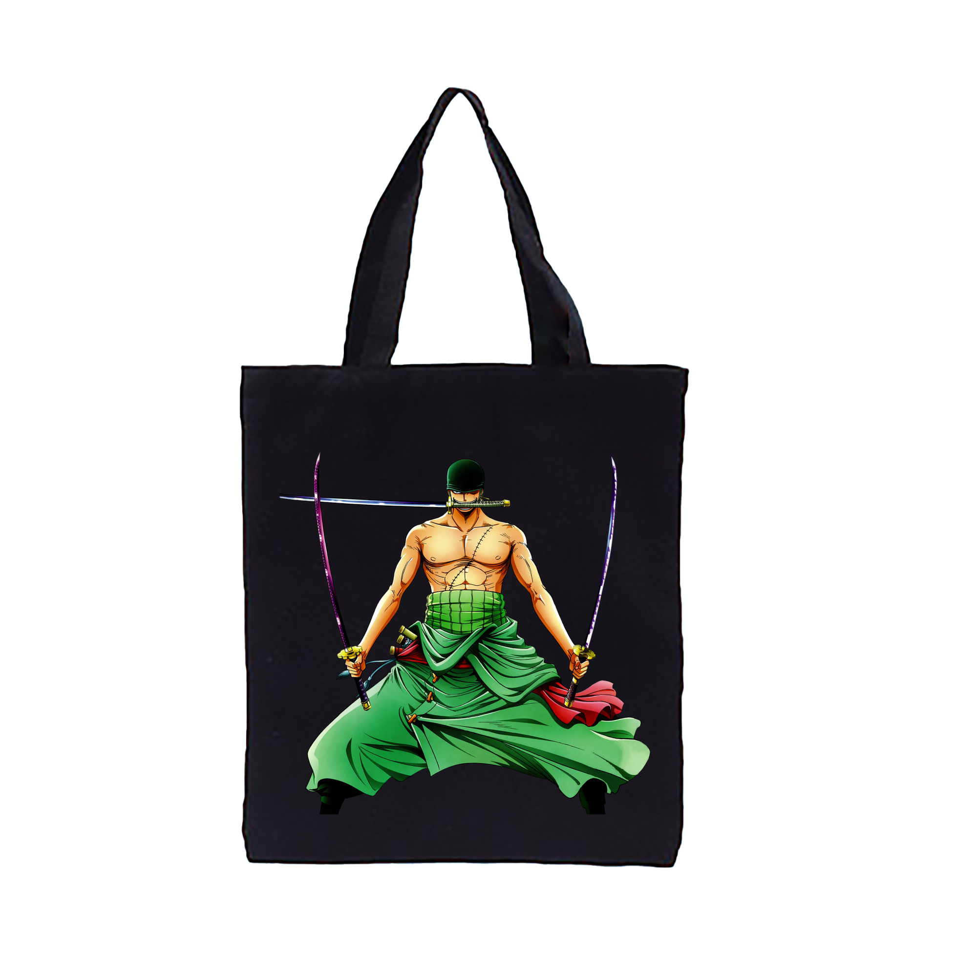 ワンピース ロロノア・ゾロ ONE PIECE Roronoa Zoro 縦型キャンバス生地手提げバッグ　トートバッグ