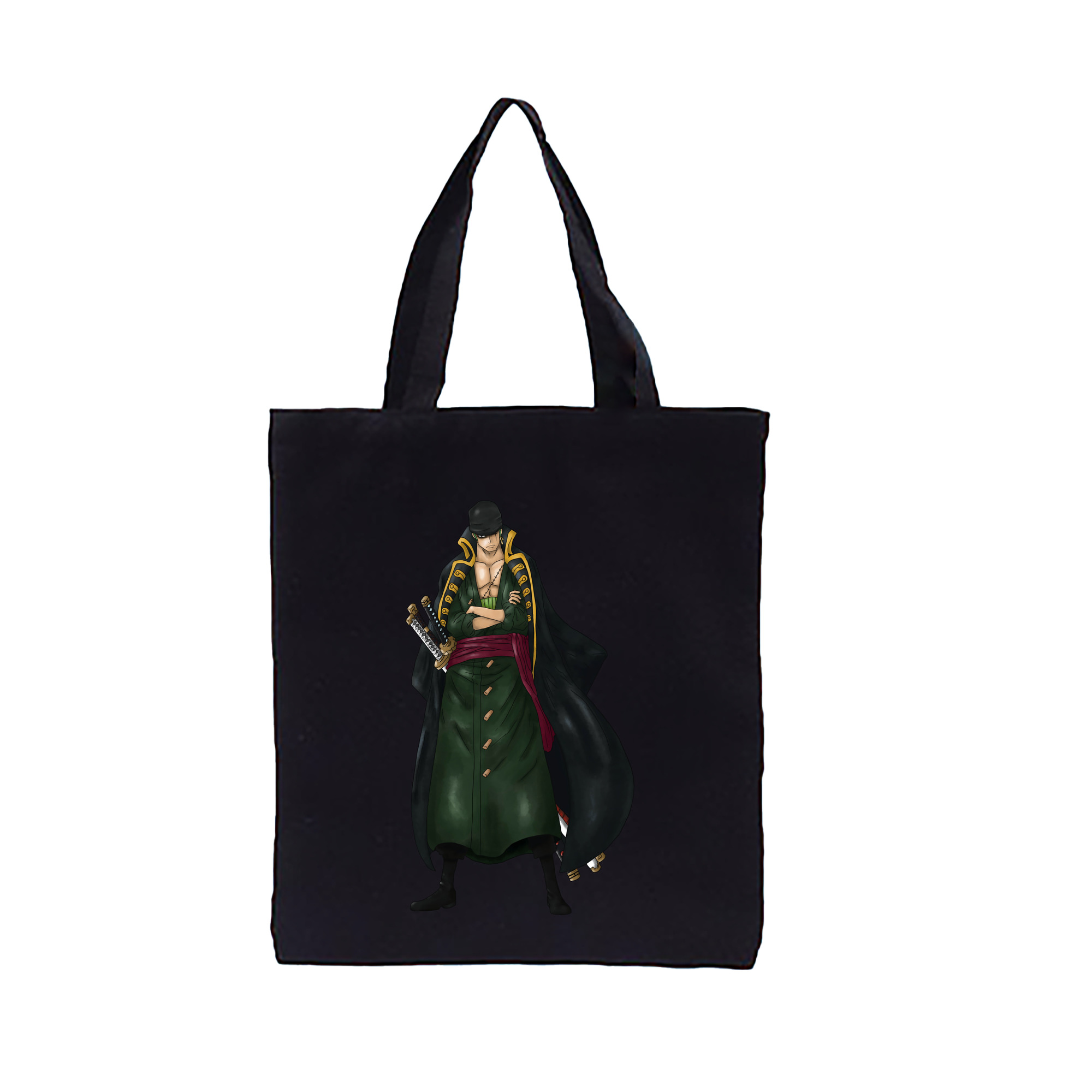 ワンピース ロロノア・ゾロ ONE PIECE Roronoa Zoro 縦型キャンバス生地手提げバッグ　トートバッグ