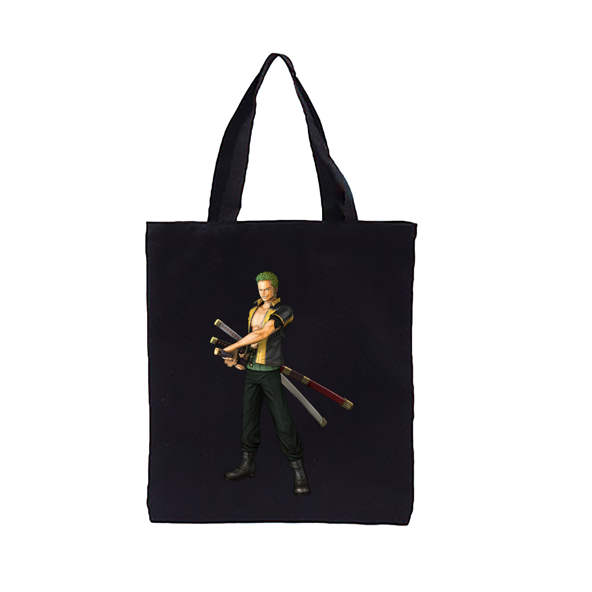 ワンピース ロロノア・ゾロ ONE PIECE Roronoa Zoro 縦型キャンバス生地手提げバッグ　トートバッグ