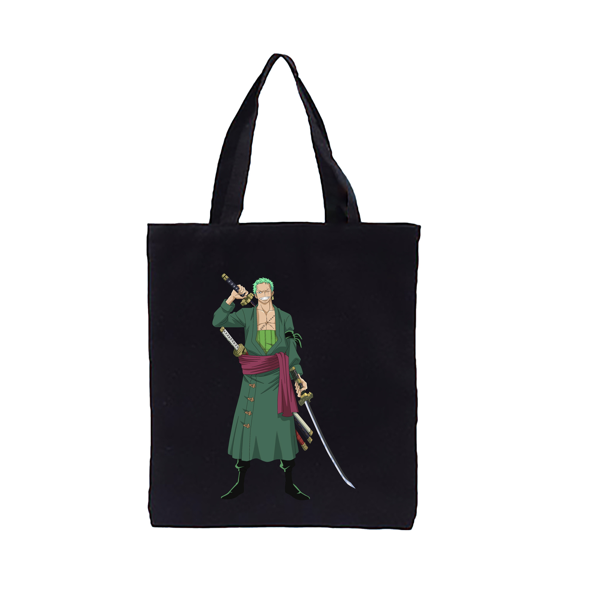 ワンピース ロロノア・ゾロ ONE PIECE Roronoa Zoro 縦型キャンバス生地手提げバッグ　トートバッグ