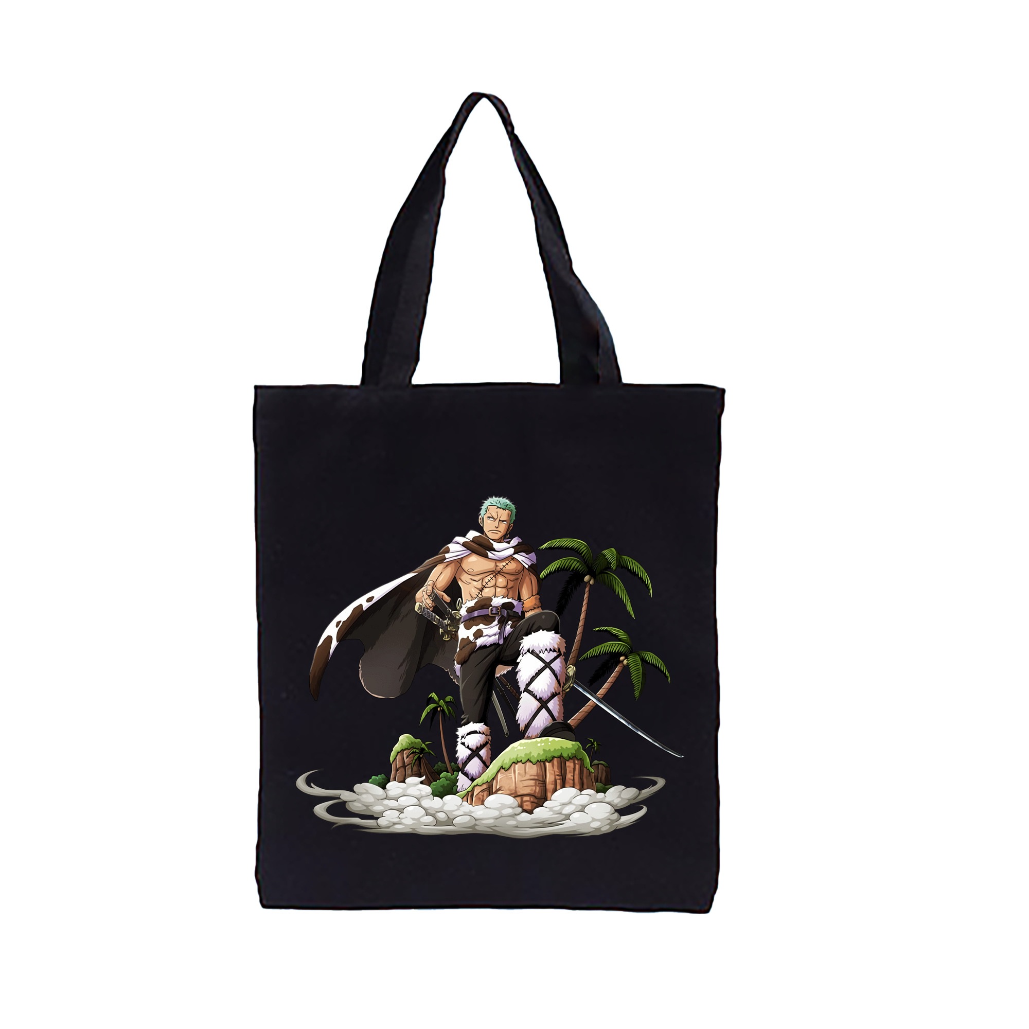 ワンピース ロロノア・ゾロ ONE PIECE Roronoa Zoro 縦型キャンバス生地手提げバッグ　トートバッグ