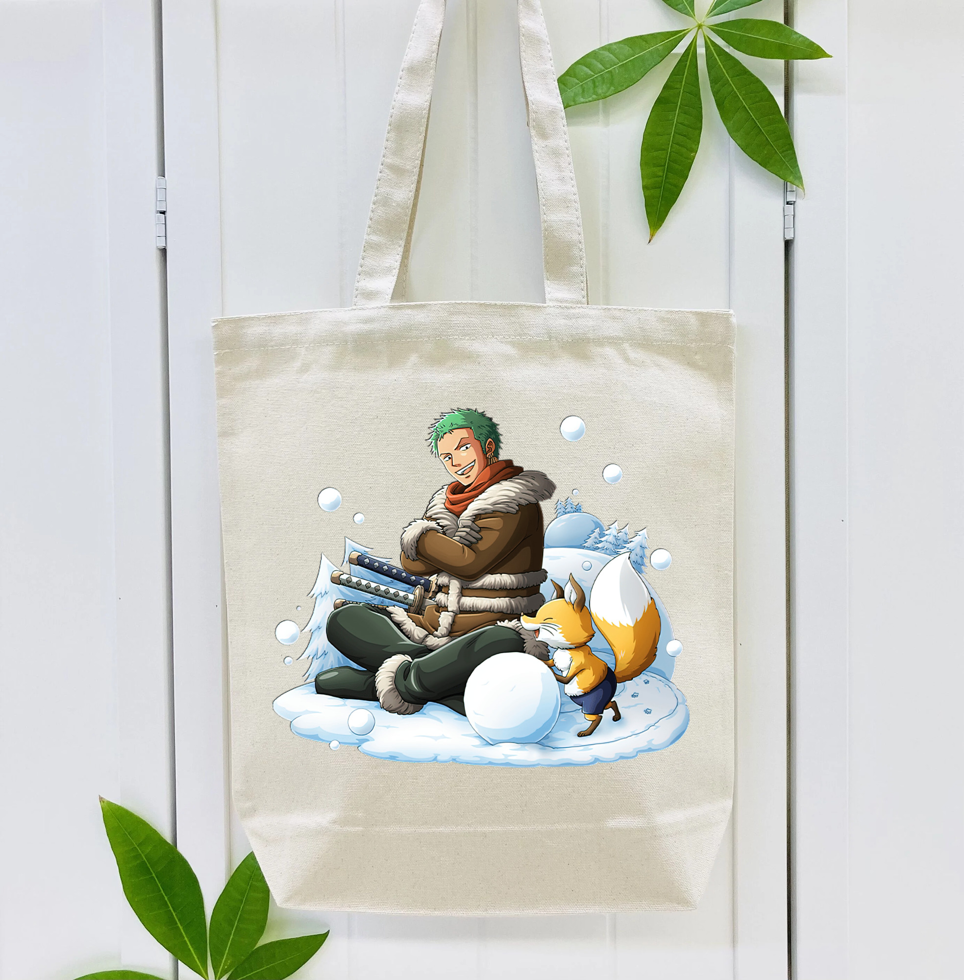 ワンピース ロロノア・ゾロ ONE PIECE Roronoa Zoro 縦型キャンバス生地手提げバッグ　トートバッグ