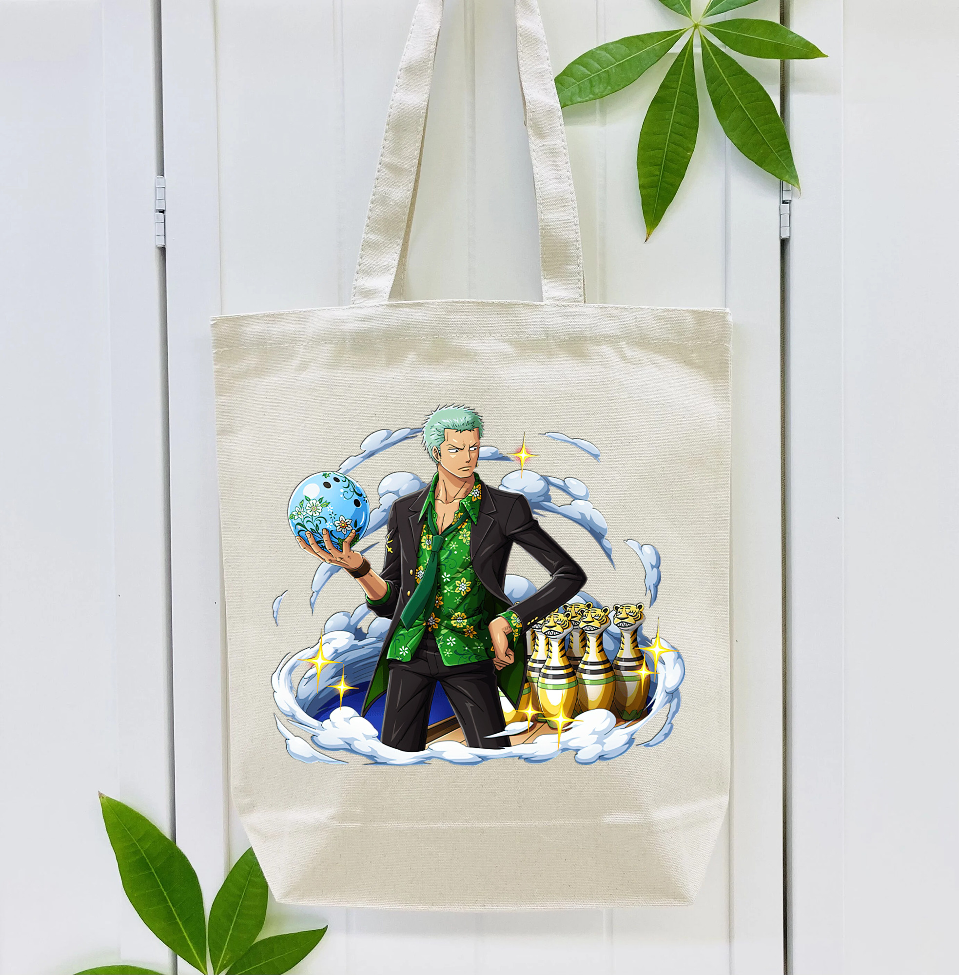 ワンピース ロロノア・ゾロ ONE PIECE Roronoa Zoro 縦型キャンバス生地手提げバッグ　トートバッグ