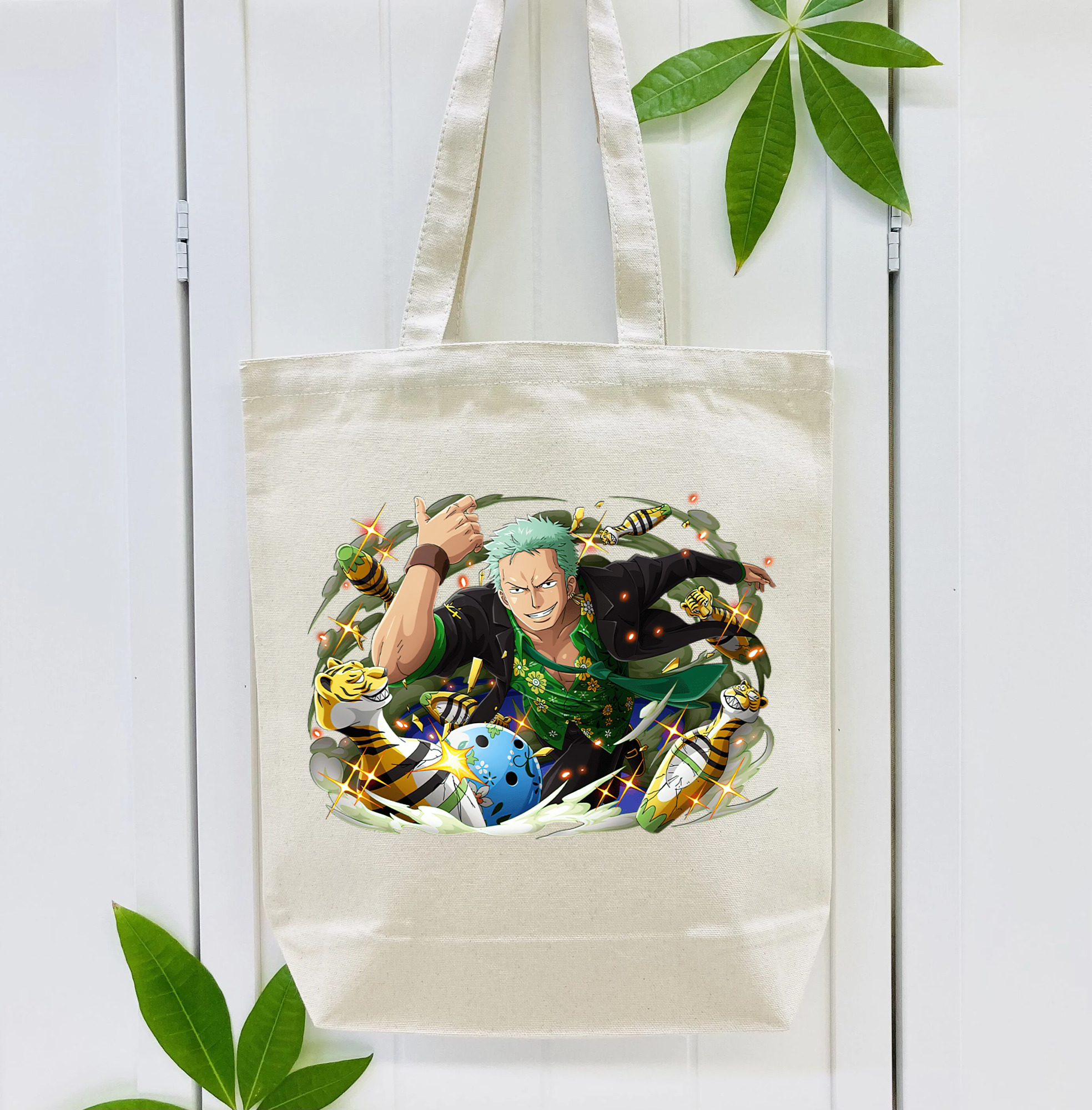 ワンピース ロロノア・ゾロ ONE PIECE Roronoa Zoro 縦型キャンバス生地手提げバッグ　トートバッグ
