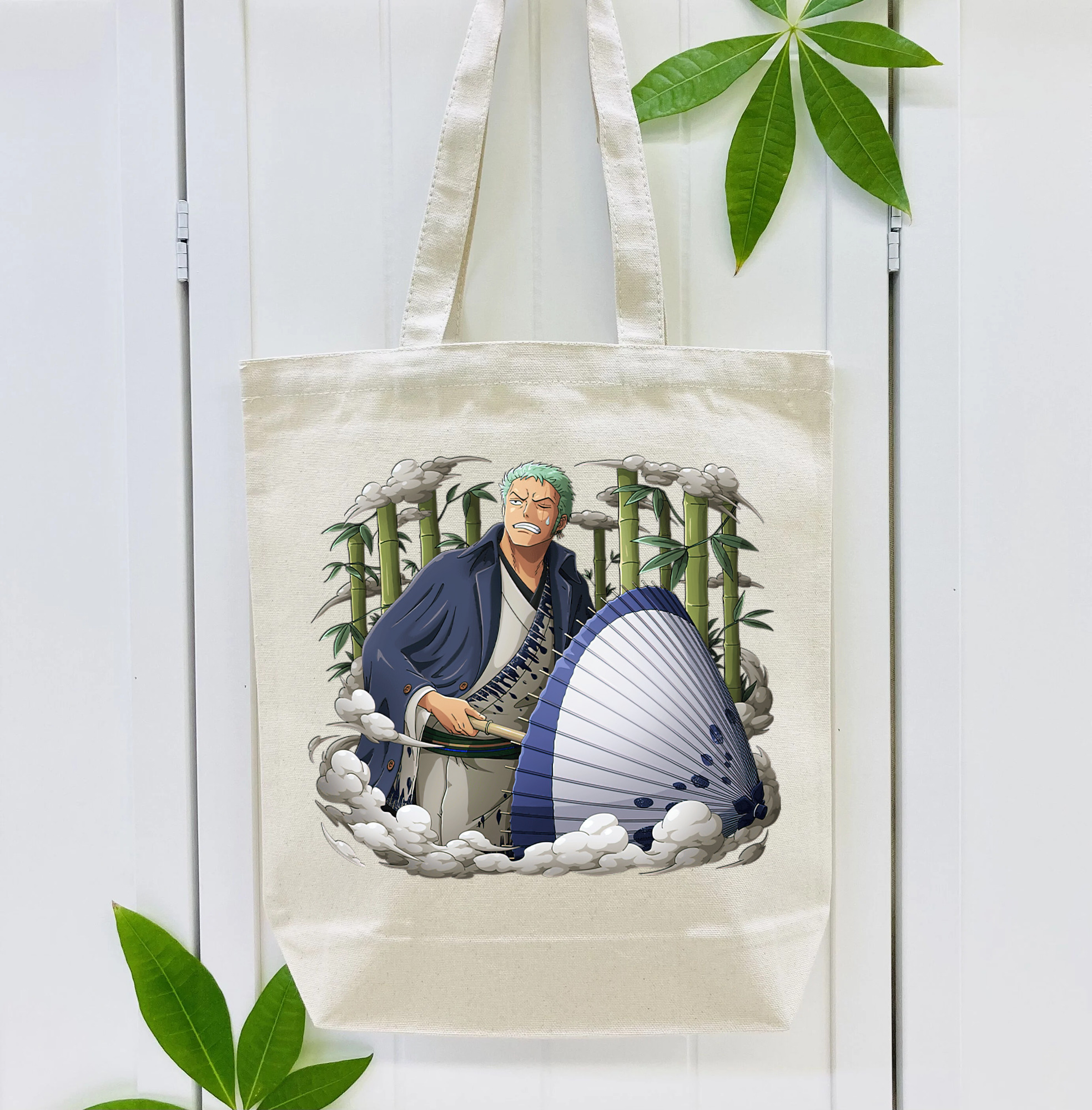 ワンピース ロロノア・ゾロ ONE PIECE Roronoa Zoro 縦型キャンバス生地手提げバッグ　トートバッグ