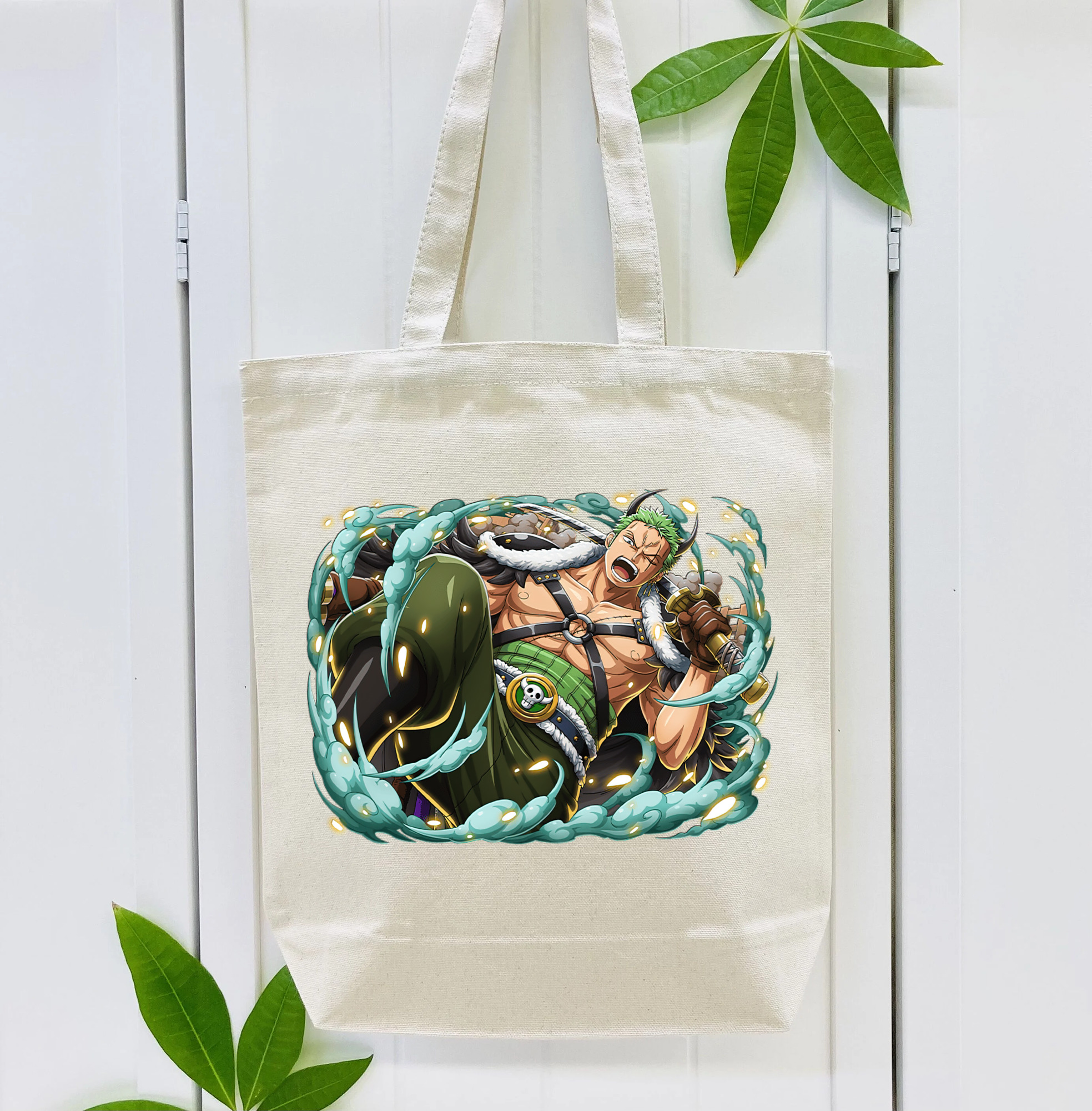 ワンピース ロロノア・ゾロ ONE PIECE Roronoa Zoro 縦型キャンバス生地手提げバッグ　トートバッグ
