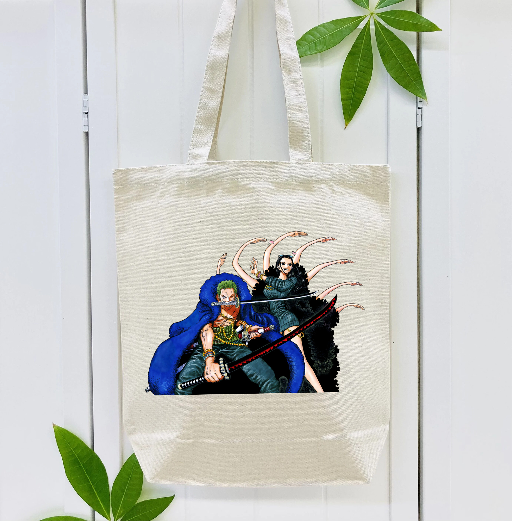 ワンピース ロロノア・ゾロ ONE PIECE Roronoa Zoro 縦型キャンバス生地手提げバッグ　トートバッグ