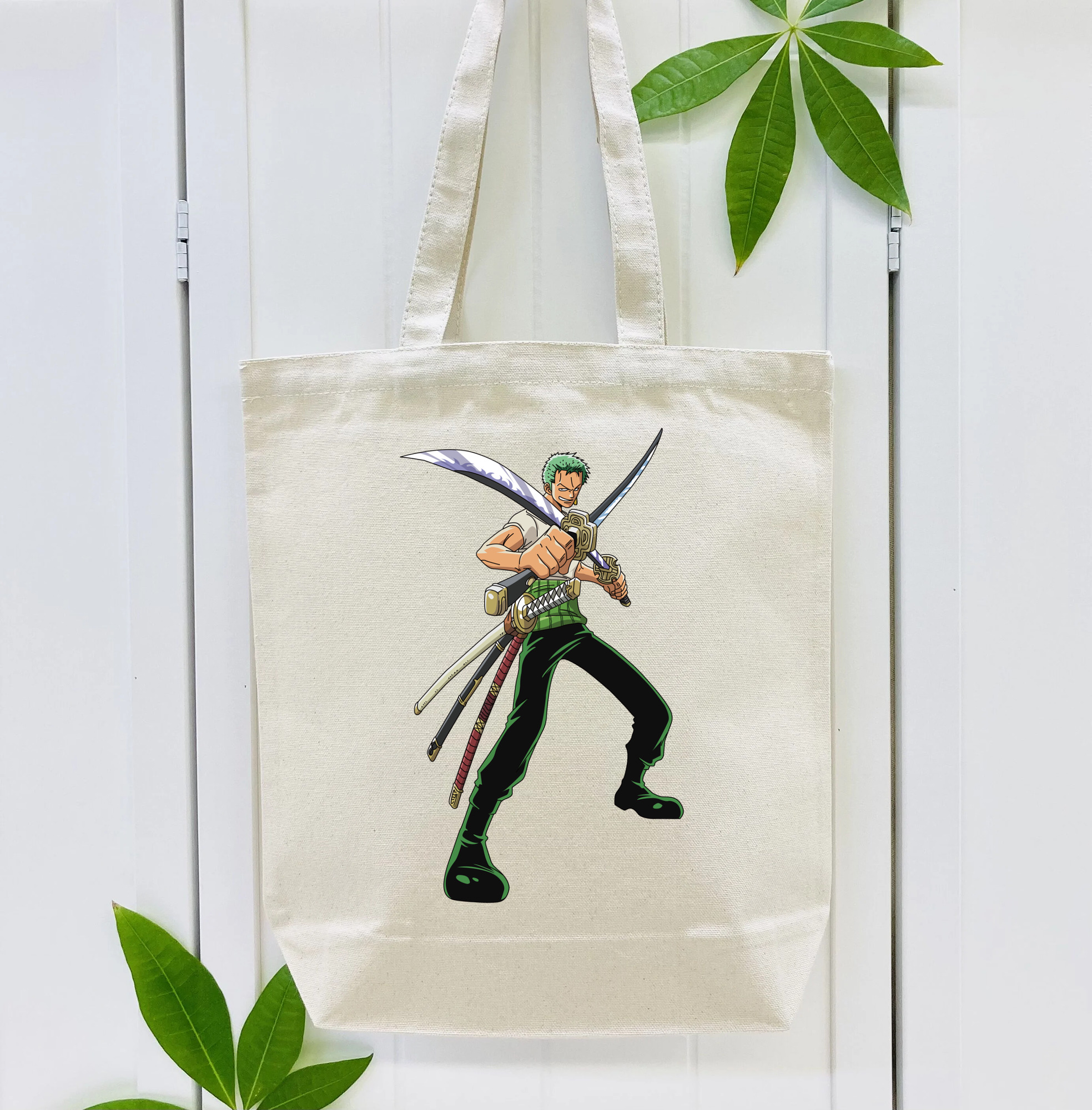 ワンピース ロロノア・ゾロ ONE PIECE Roronoa Zoro 縦型キャンバス生地手提げバッグ　トートバッグ