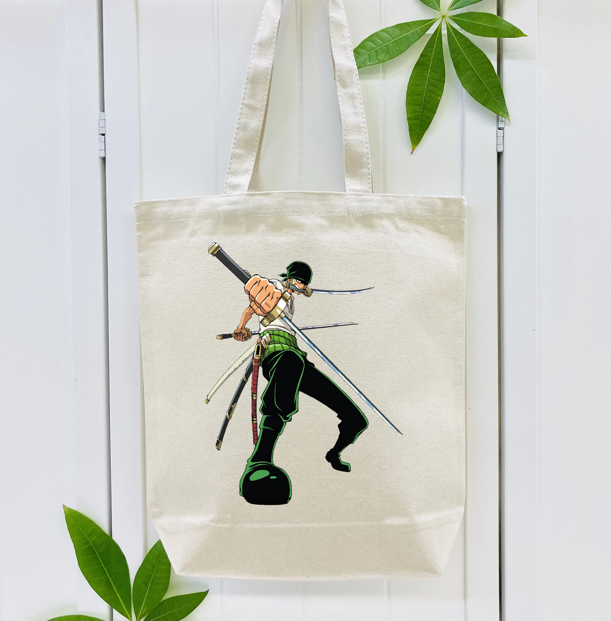 ワンピース ロロノア・ゾロ ONE PIECE Roronoa Zoro 縦型キャンバス生地手提げバッグ　トートバッグ