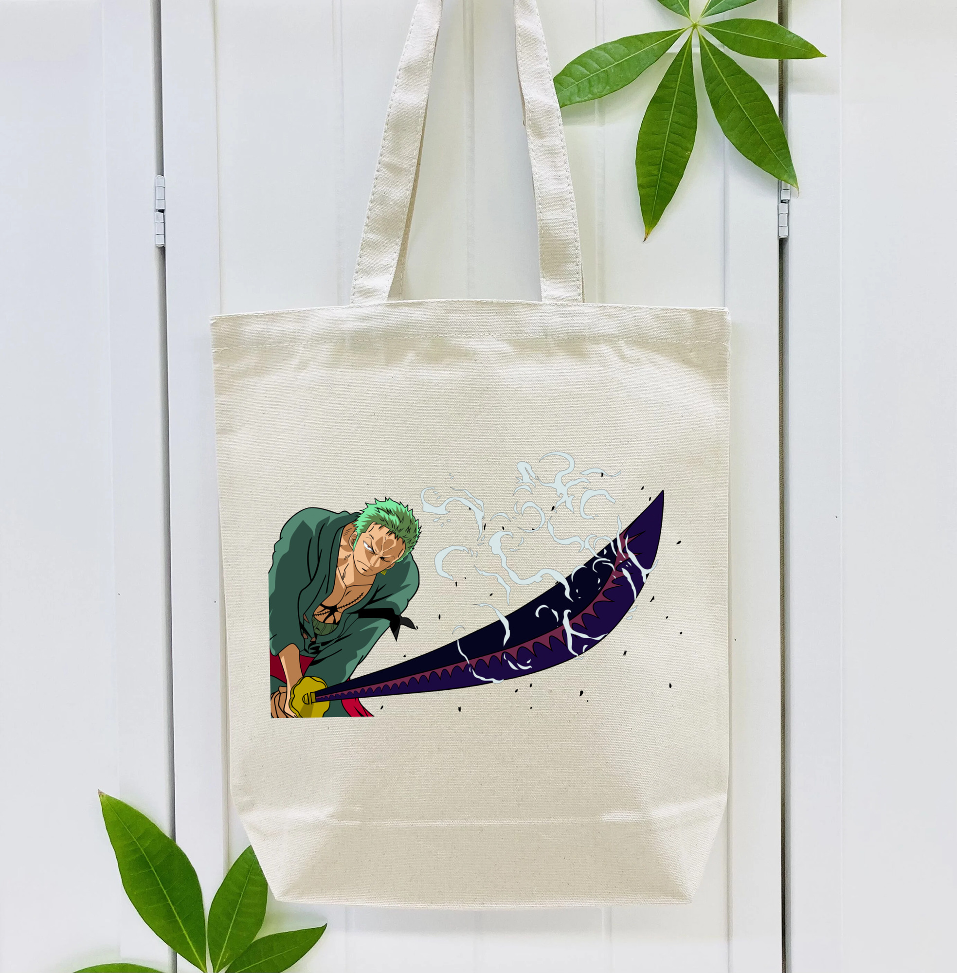 ワンピース ロロノア・ゾロ ONE PIECE Roronoa Zoro 縦型キャンバス生地手提げバッグ　トートバッグ