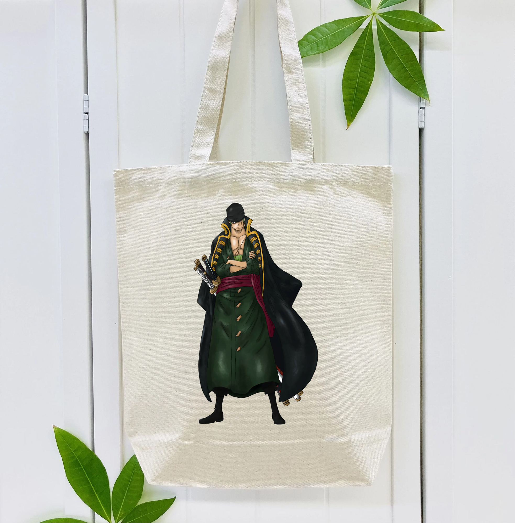 ワンピース ロロノア・ゾロ ONE PIECE Roronoa Zoro 縦型キャンバス生地手提げバッグ　トートバッグ
