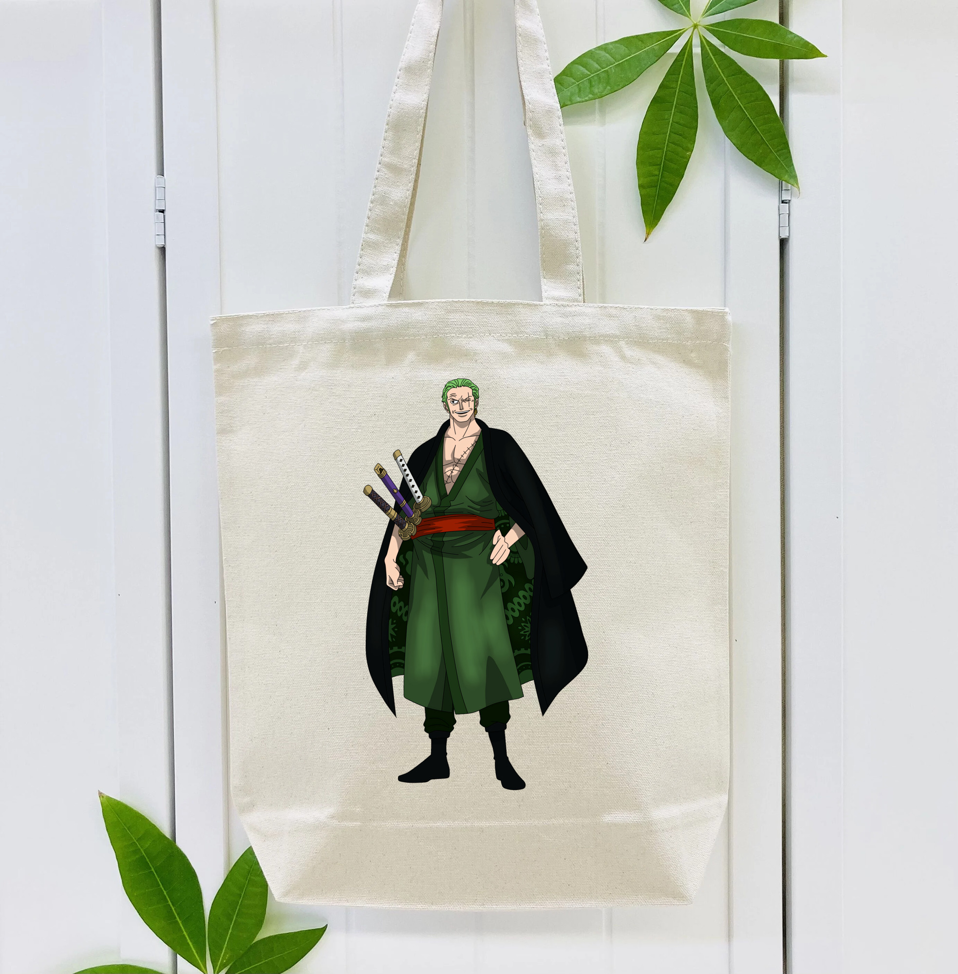 ワンピース ロロノア・ゾロ ONE PIECE Roronoa Zoro 縦型キャンバス生地手提げバッグ　トートバッグ