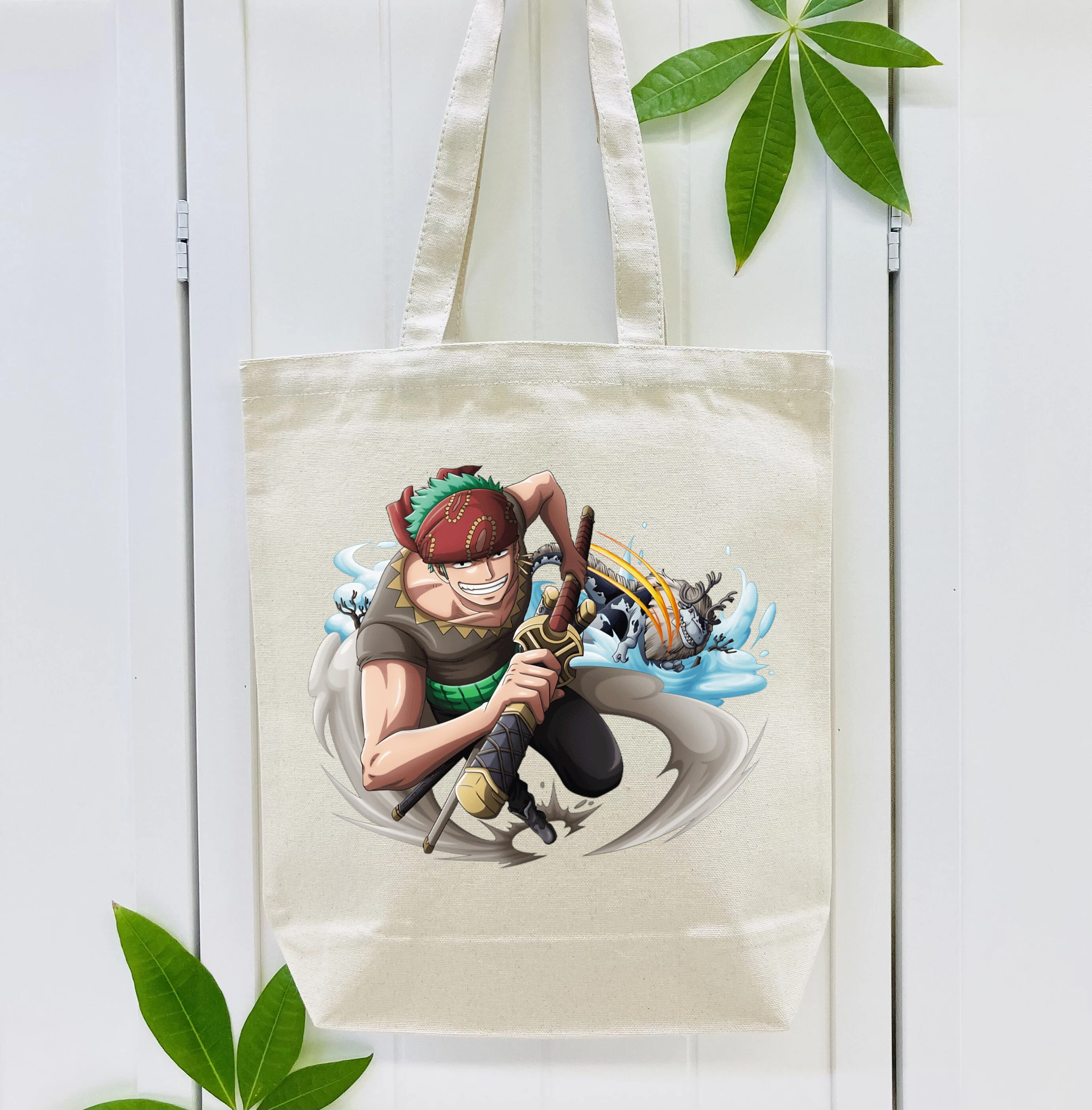 ワンピース ロロノア・ゾロ ONE PIECE Roronoa Zoro 縦型キャンバス生地手提げバッグ　トートバッグ