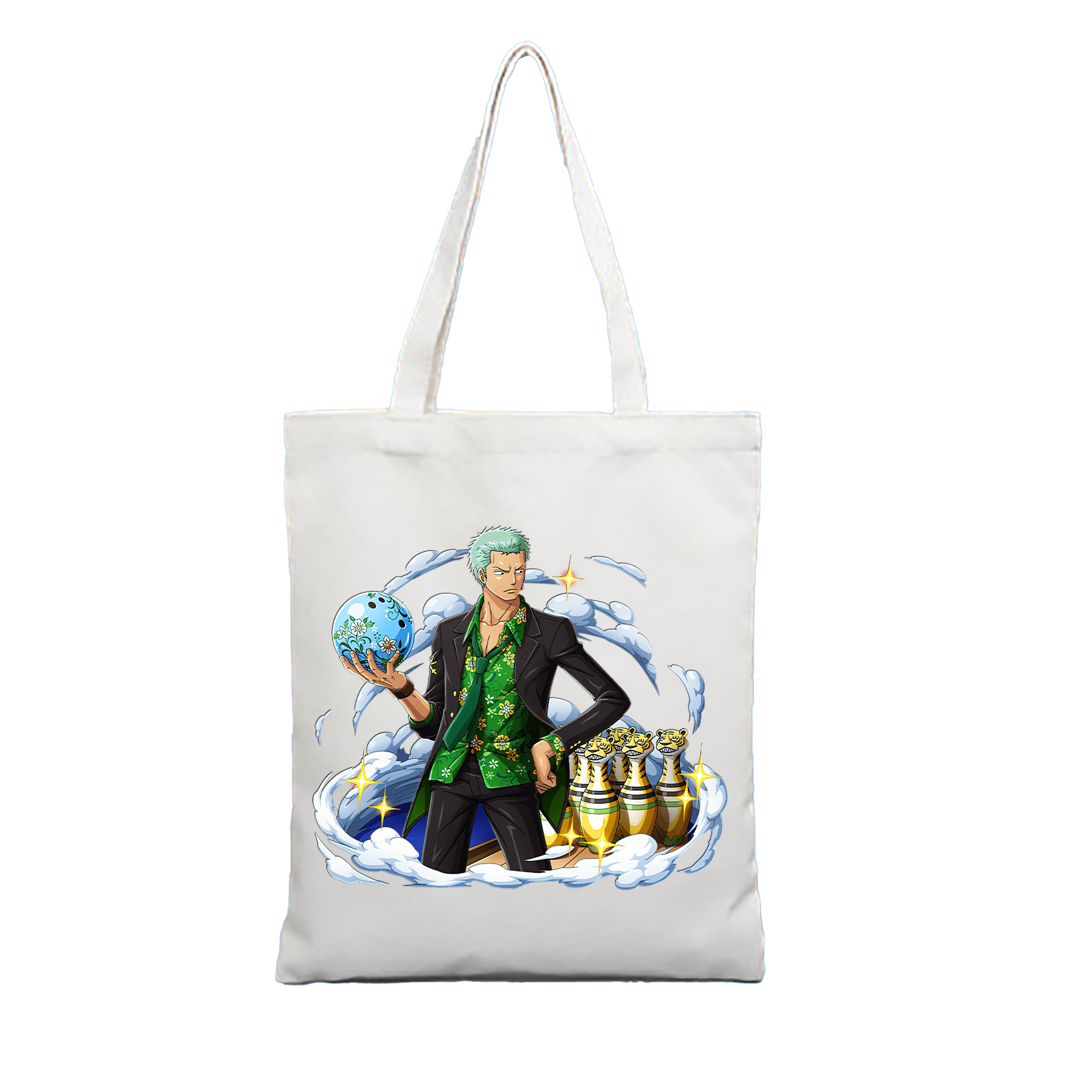 ワンピース ロロノア・ゾロ ONE PIECE Roronoa Zoro 縦型キャンバス生地手提げバッグ　トートバッグ