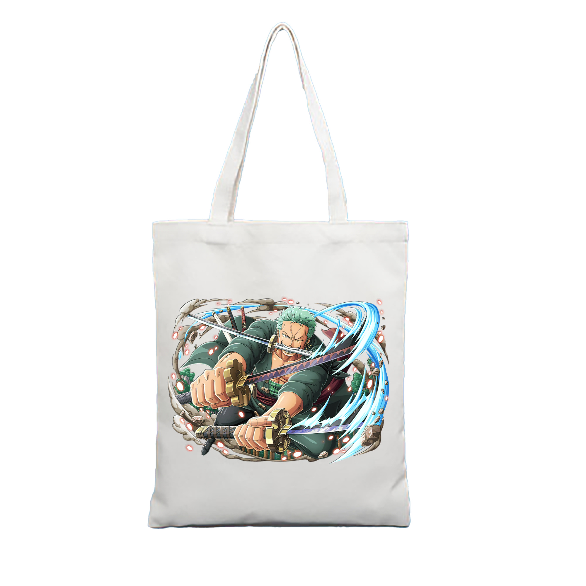 ワンピース ロロノア・ゾロ ONE PIECE Roronoa Zoro 縦型キャンバス生地手提げバッグ　トートバッグ