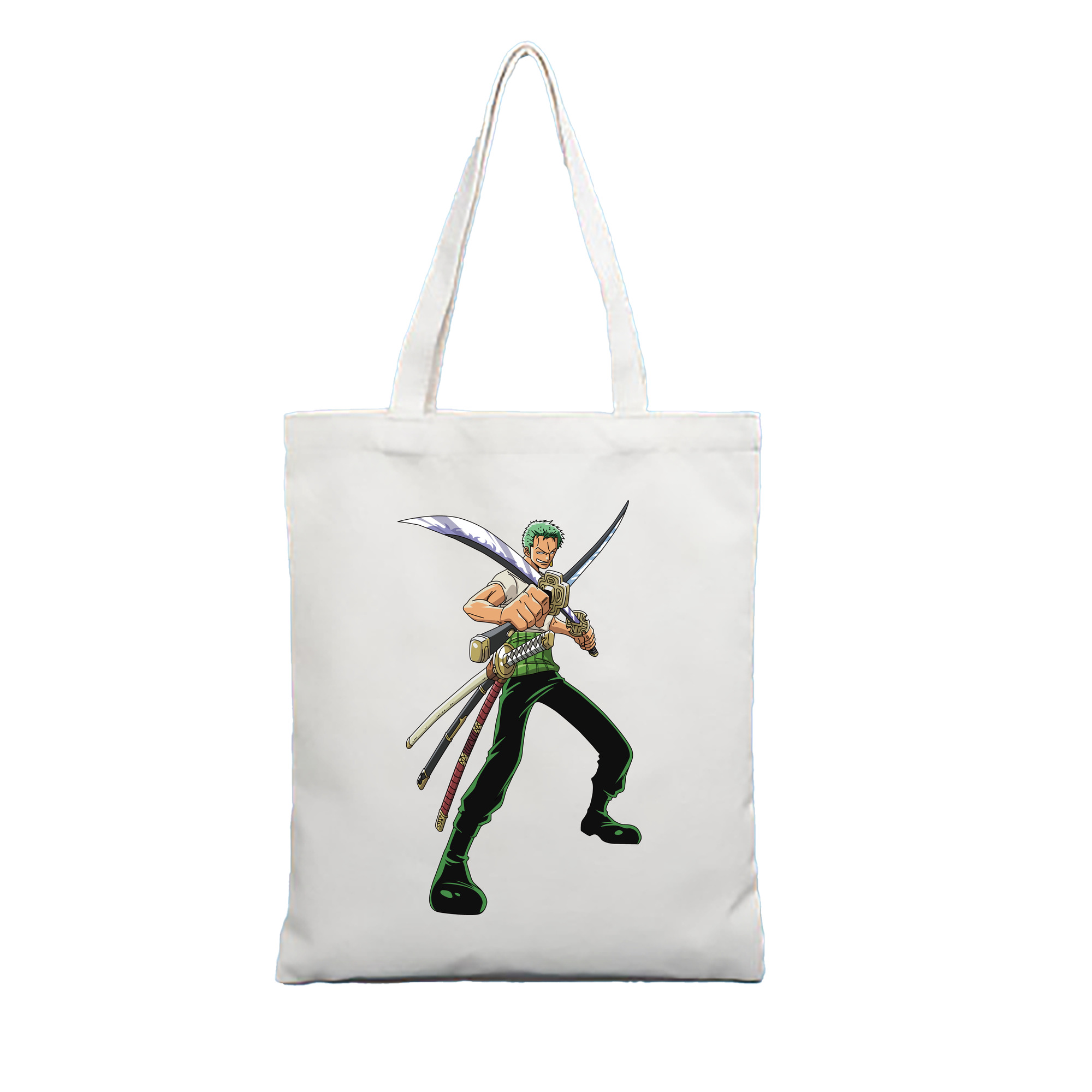 ワンピース ロロノア・ゾロ ONE PIECE Roronoa Zoro 縦型キャンバス生地手提げバッグ　トートバッグ
