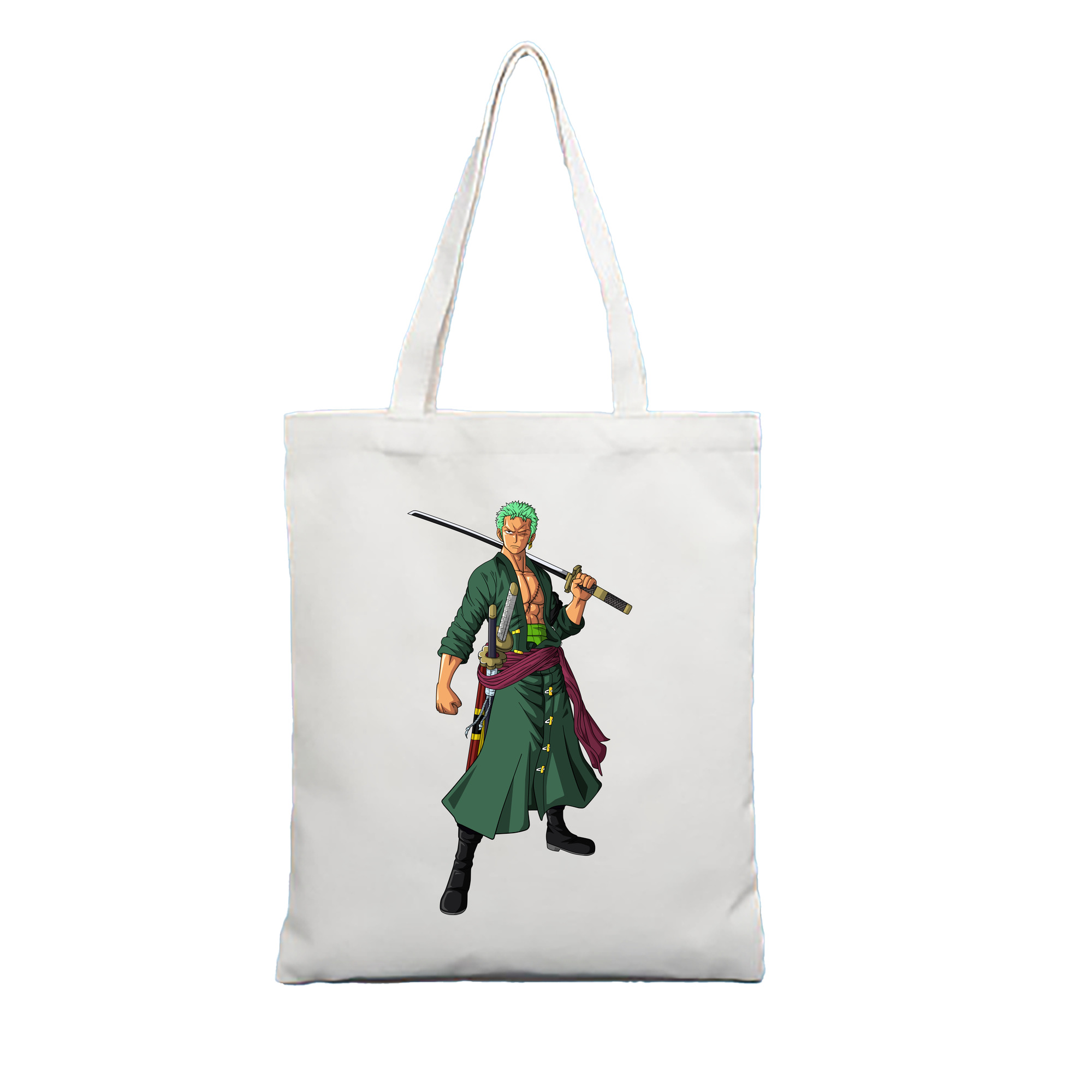ワンピース ロロノア・ゾロ ONE PIECE Roronoa Zoro 縦型キャンバス生地手提げバッグ　トートバッグ