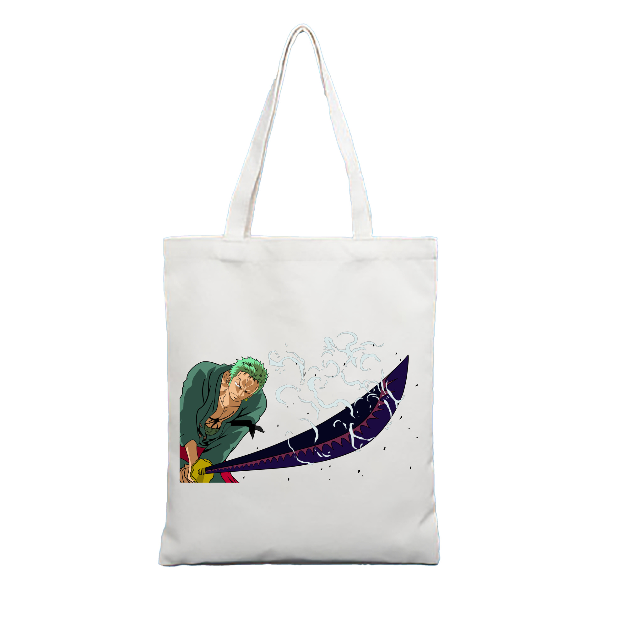 ワンピース ロロノア・ゾロ ONE PIECE Roronoa Zoro 縦型キャンバス生地手提げバッグ　トートバッグ