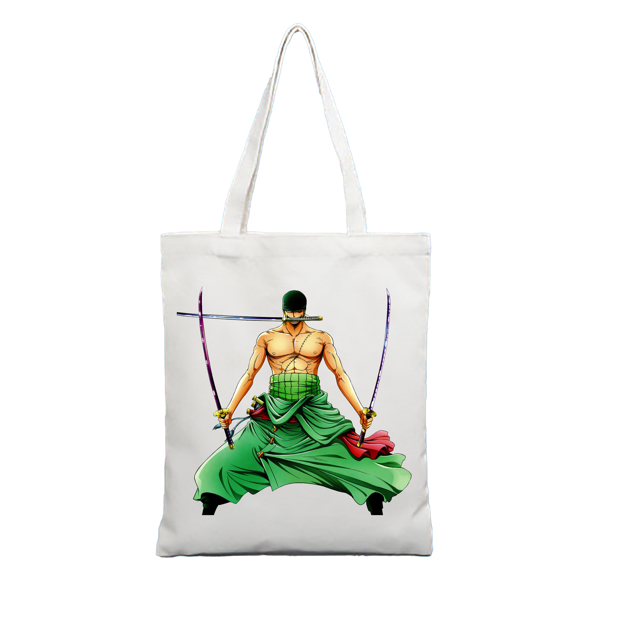 ワンピース ロロノア・ゾロ ONE PIECE Roronoa Zoro 縦型キャンバス生地手提げバッグ　トートバッグ