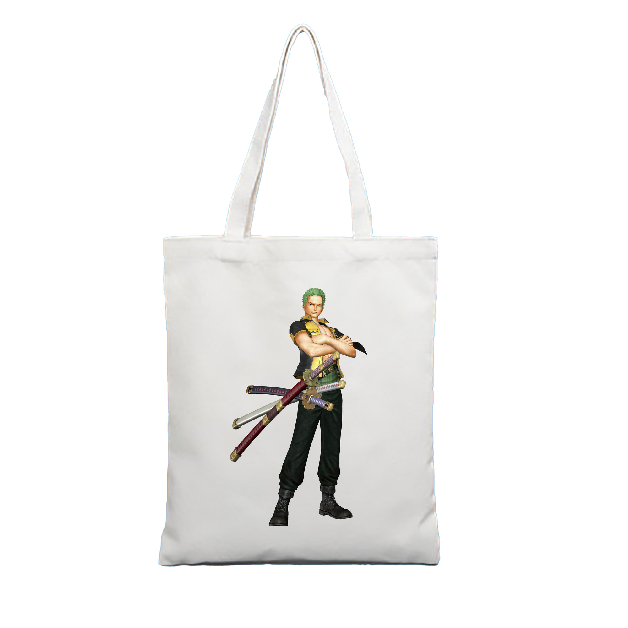 ワンピース ロロノア・ゾロ ONE PIECE Roronoa Zoro 縦型キャンバス生地手提げバッグ　トートバッグ