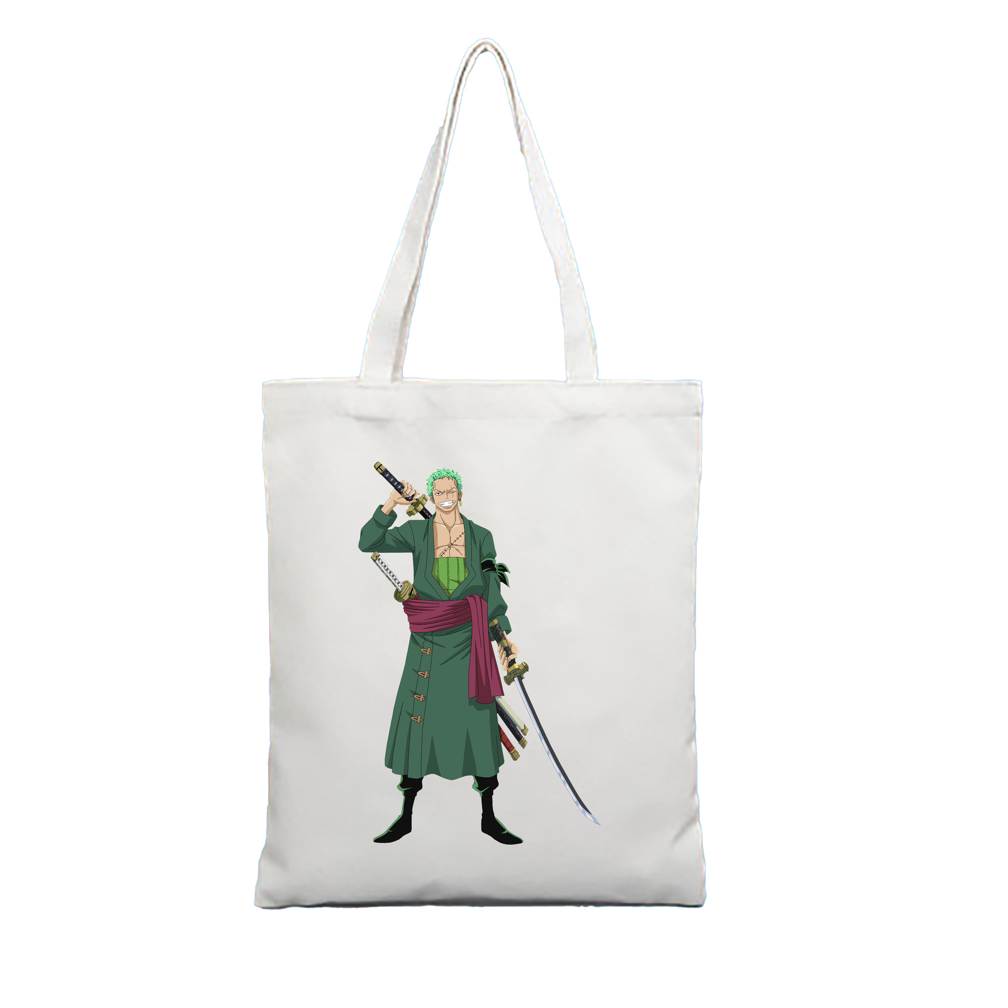 ワンピース ロロノア・ゾロ ONE PIECE Roronoa Zoro 縦型キャンバス生地手提げバッグ　トートバッグ
