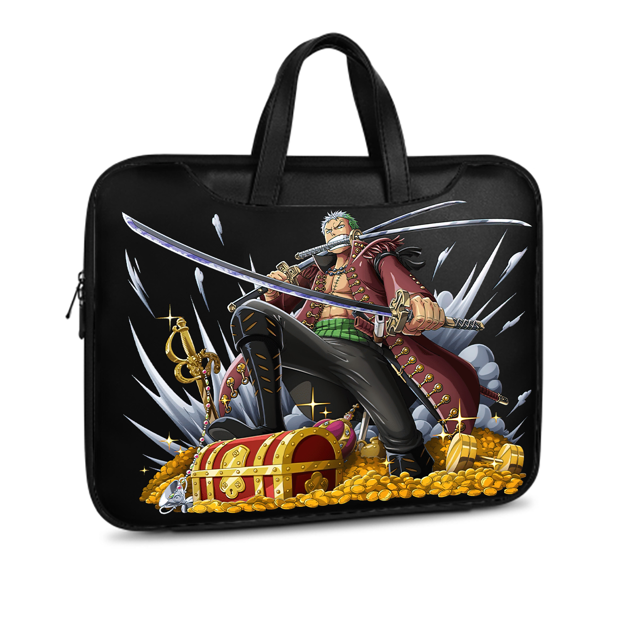 ワンピース ロロノア・ゾロ ONE PIECE Roronoa Zoro レザーラップトップバッグ　ノートパソコンケース