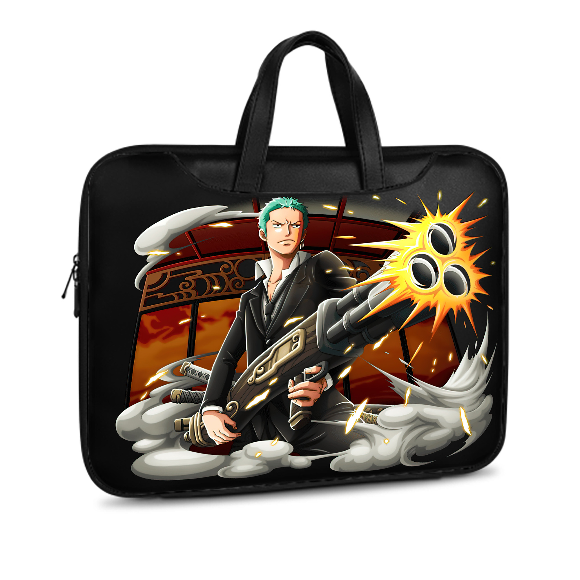 ワンピース ロロノア・ゾロ ONE PIECE Roronoa Zoro レザーラップトップバッグ　ノートパソコンケース