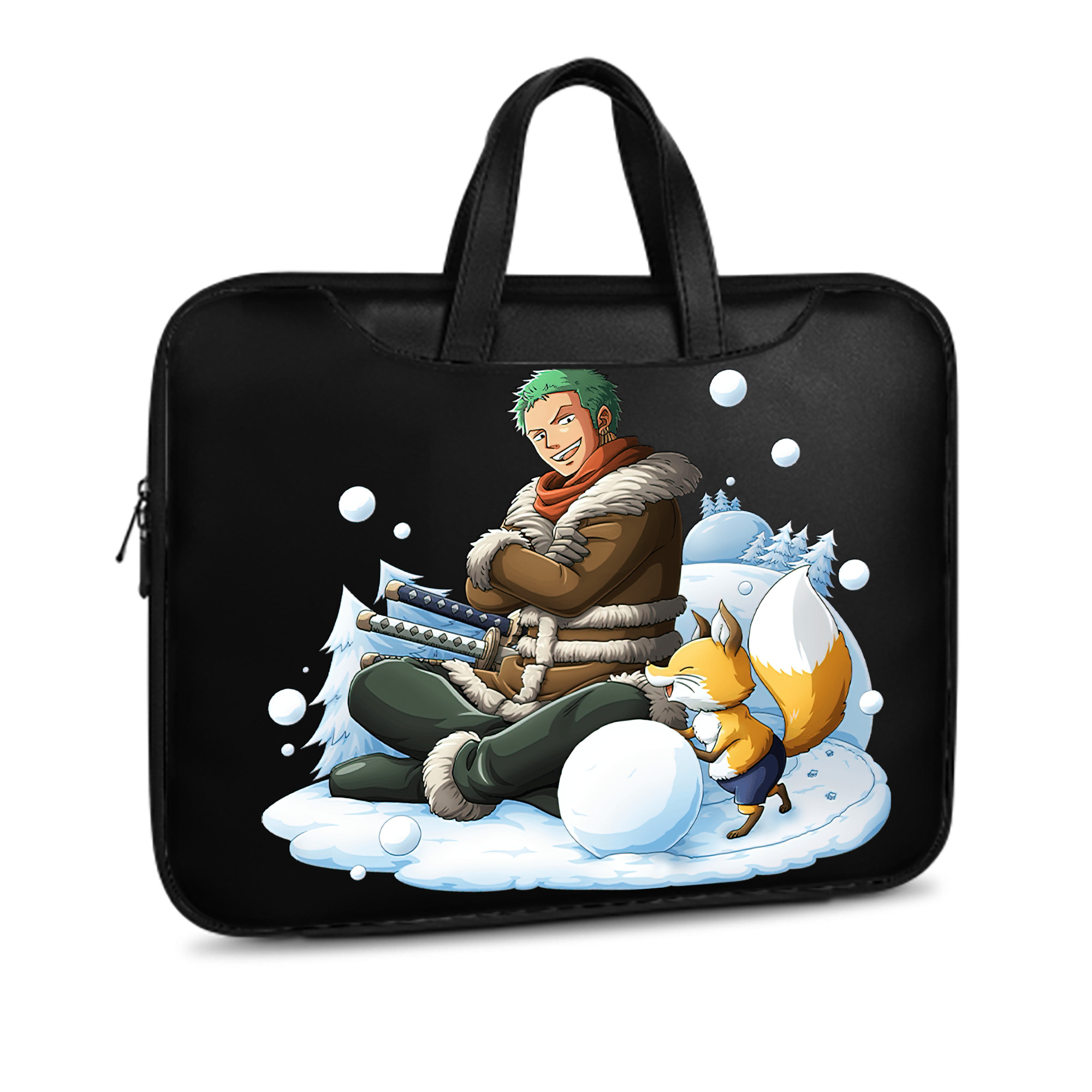 ワンピース ロロノア・ゾロ ONE PIECE Roronoa Zoro レザーラップトップバッグ　ノートパソコンケース