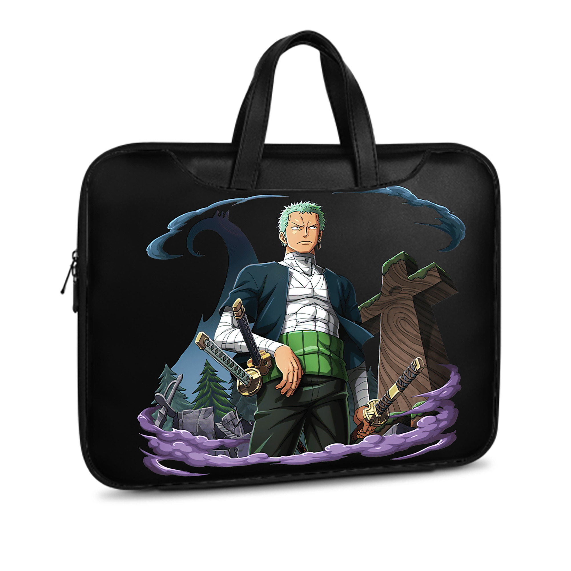 ワンピース ロロノア・ゾロ ONE PIECE Roronoa Zoro レザーラップトップバッグ　ノートパソコンケース