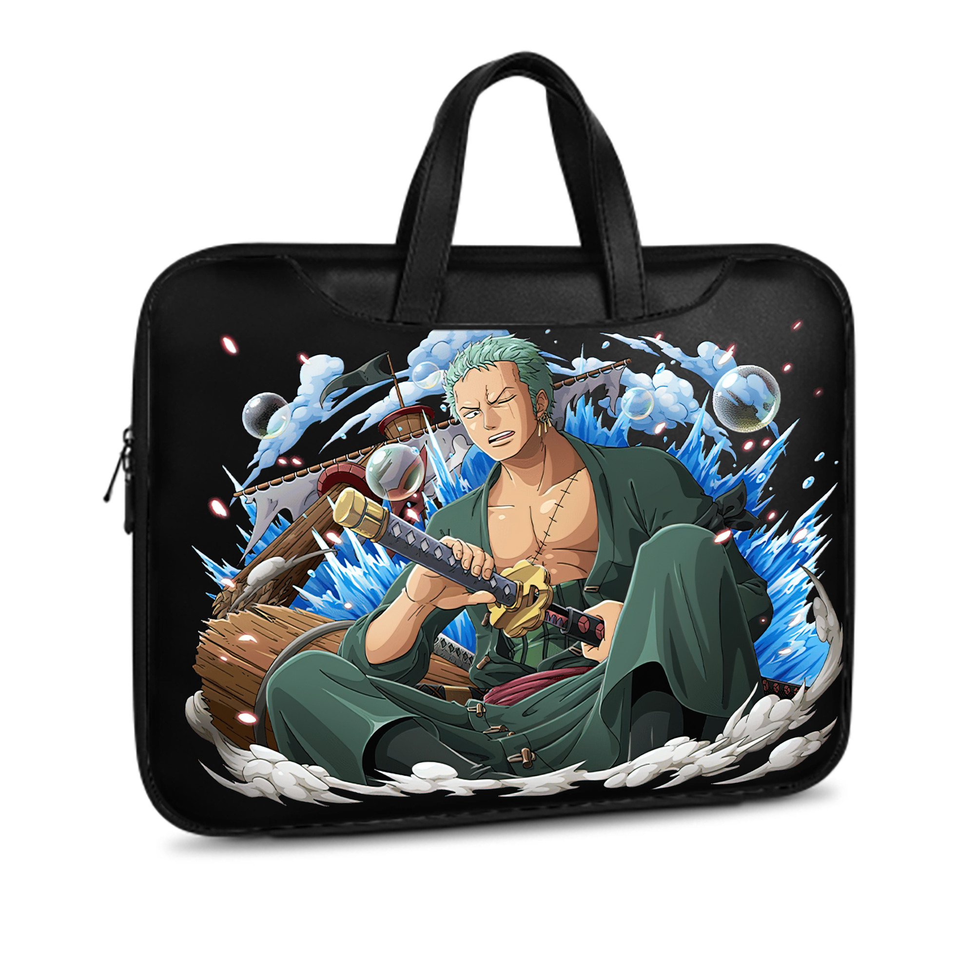 ワンピース ロロノア・ゾロ ONE PIECE Roronoa Zoro レザーラップトップバッグ　ノートパソコンケース