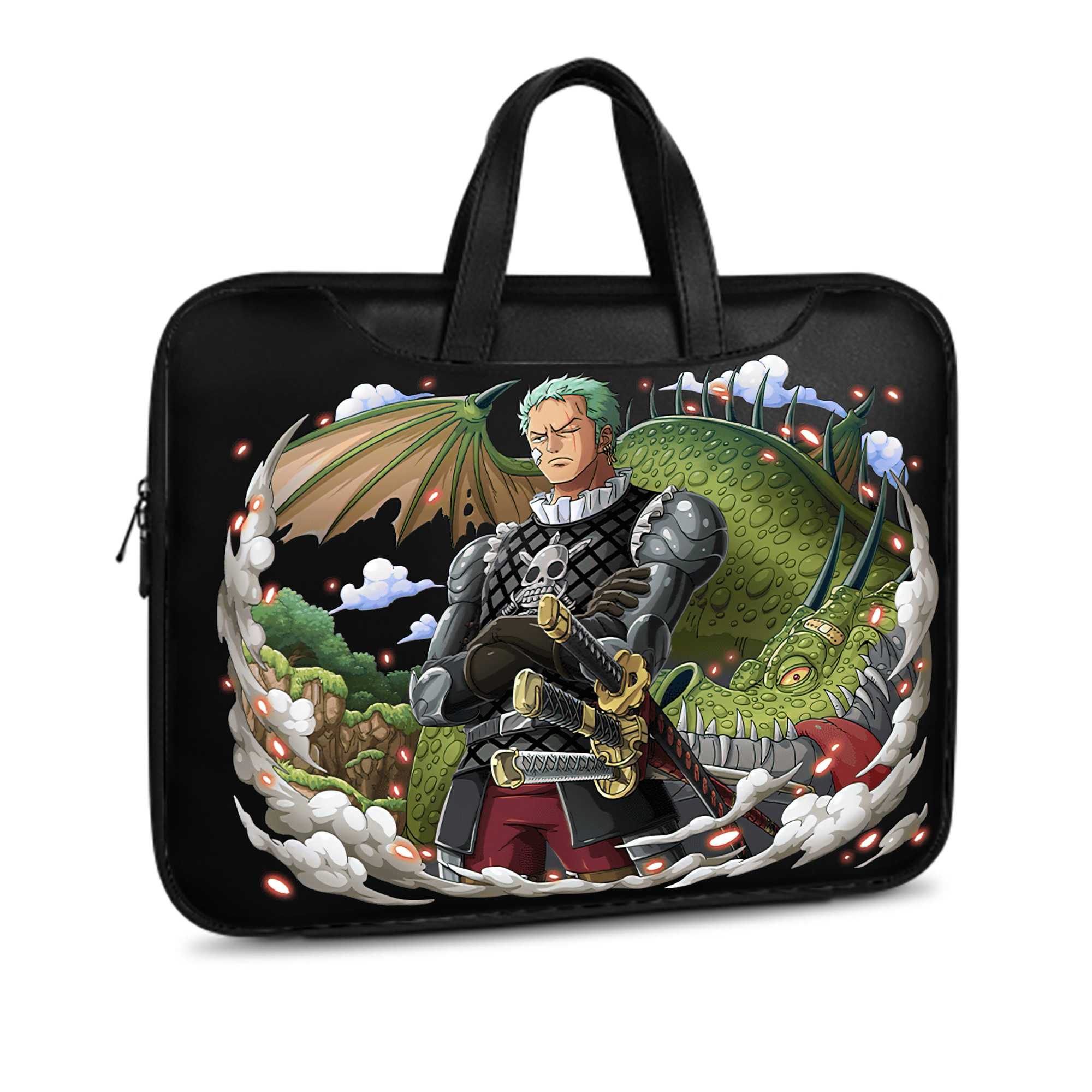 ワンピース ロロノア・ゾロ ONE PIECE Roronoa Zoro レザーラップトップバッグ　ノートパソコンケース