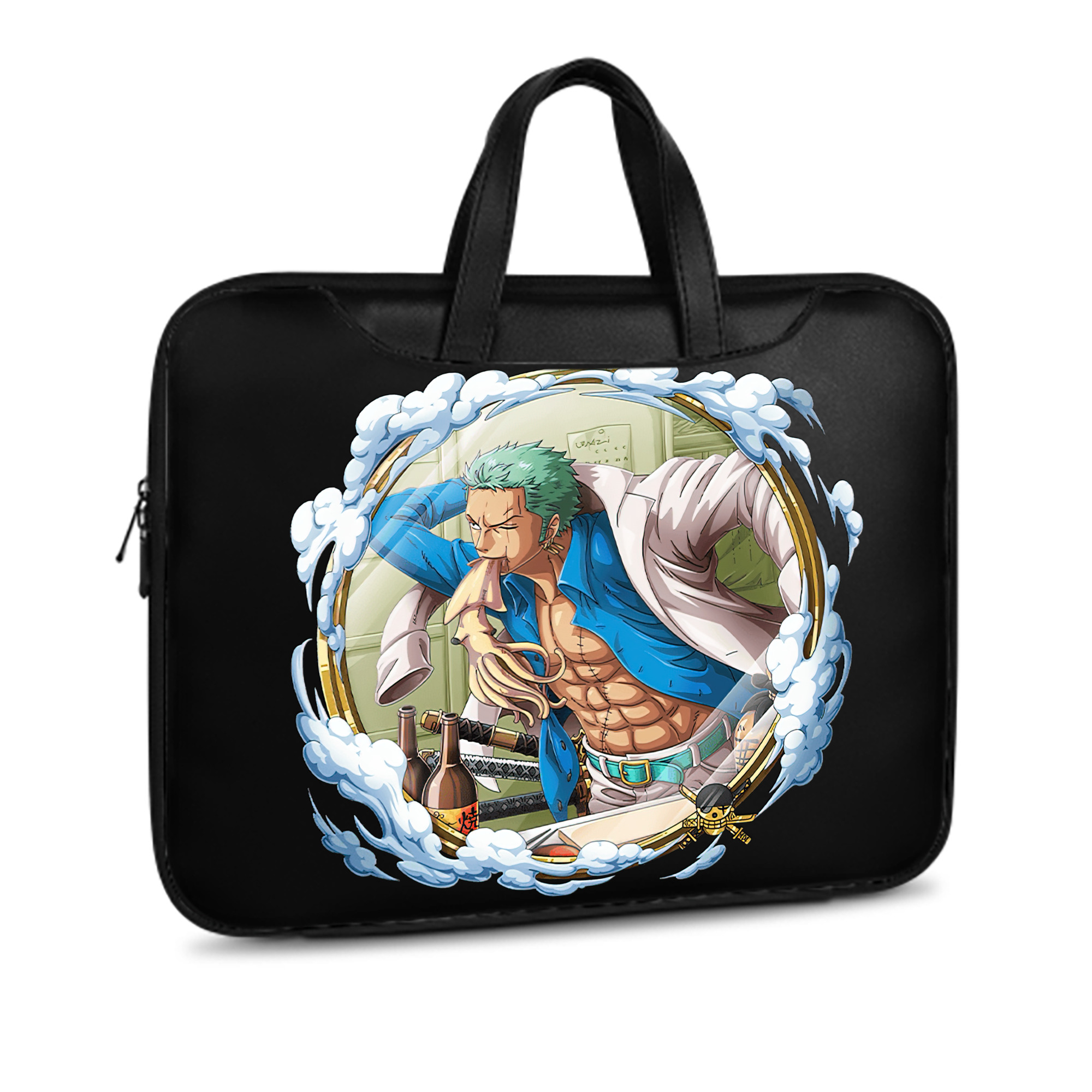 ワンピース ロロノア・ゾロ ONE PIECE Roronoa Zoro レザーラップトップバッグ　ノートパソコンケース