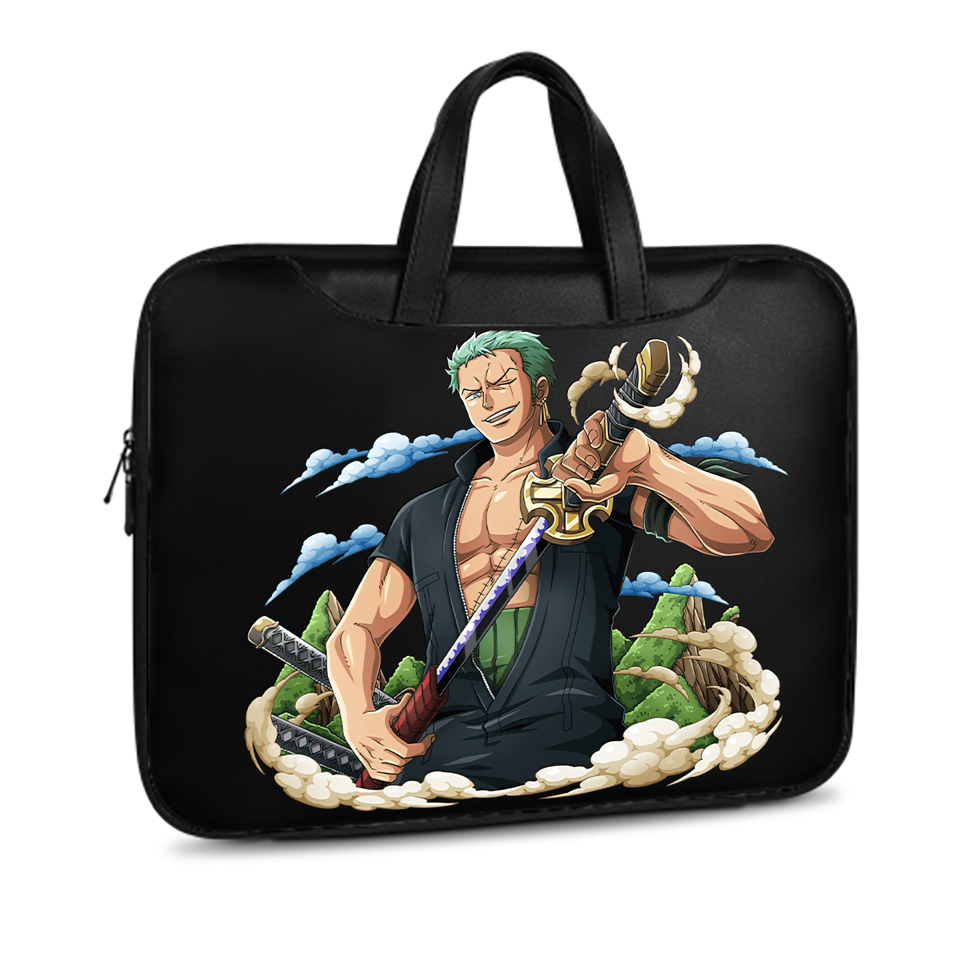 ワンピース ロロノア・ゾロ ONE PIECE Roronoa Zoro レザーラップトップバッグ　ノートパソコンケース