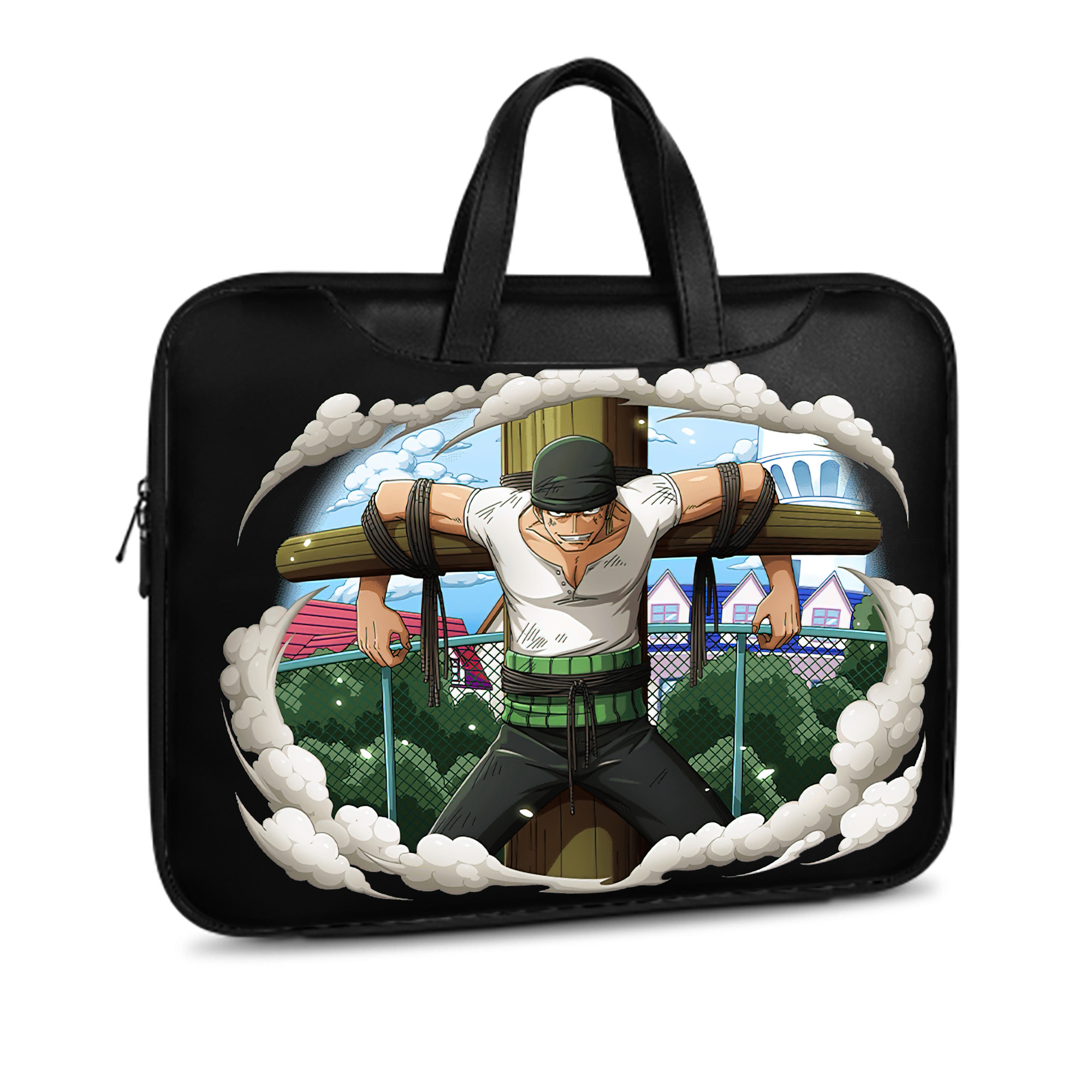 ワンピース ロロノア・ゾロ ONE PIECE Roronoa Zoro レザーラップトップバッグ　ノートパソコンケース