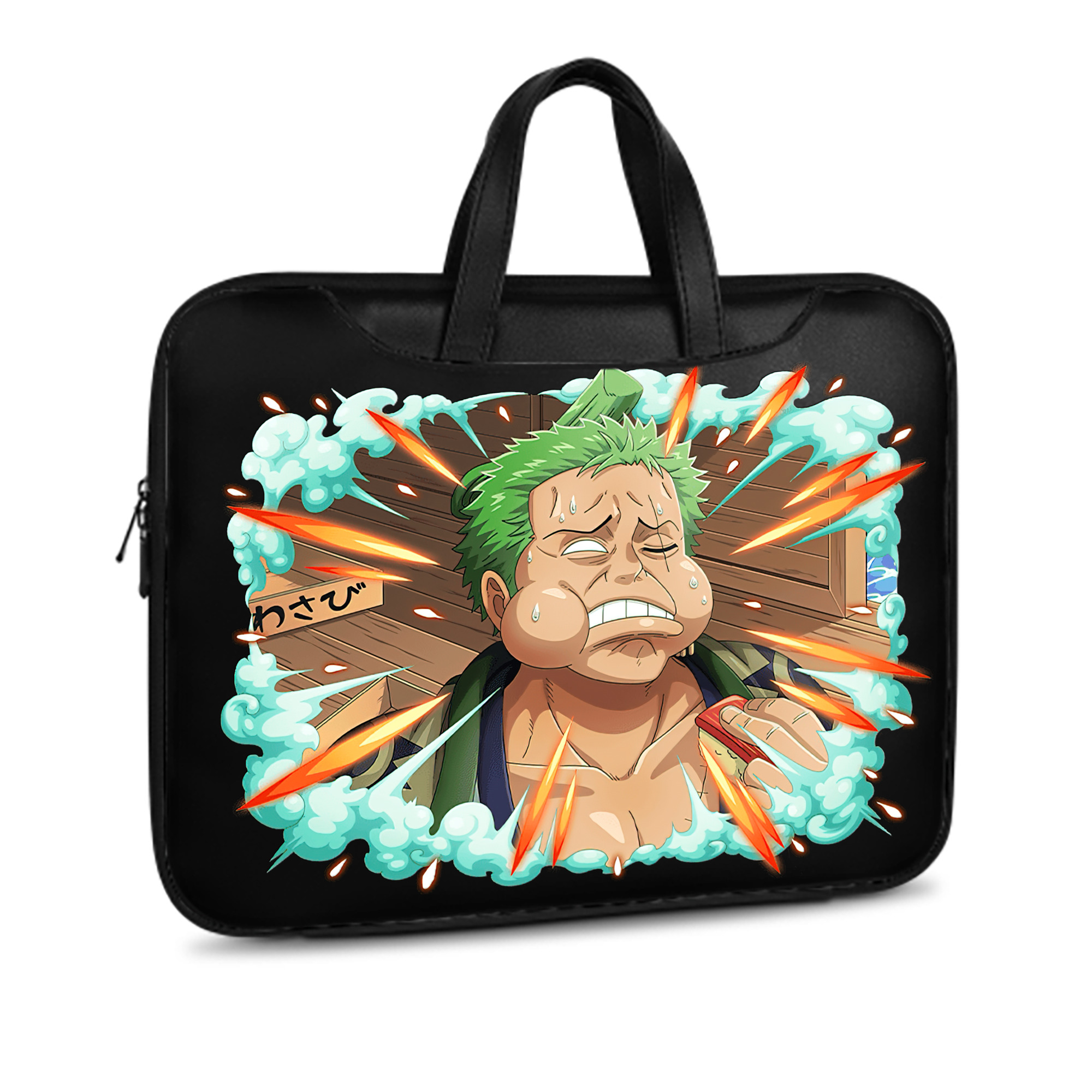 ワンピース ロロノア・ゾロ ONE PIECE Roronoa Zoro レザーラップトップバッグ　ノートパソコンケース