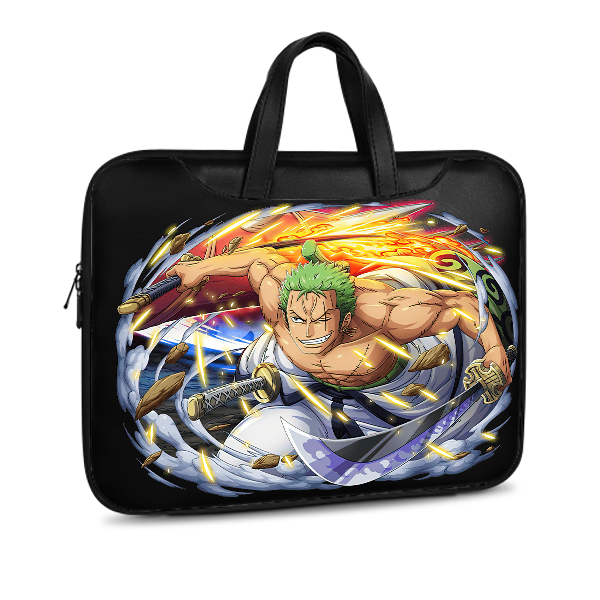 ワンピース ロロノア・ゾロ ONE PIECE Roronoa Zoro レザーラップトップバッグ　ノートパソコンケース