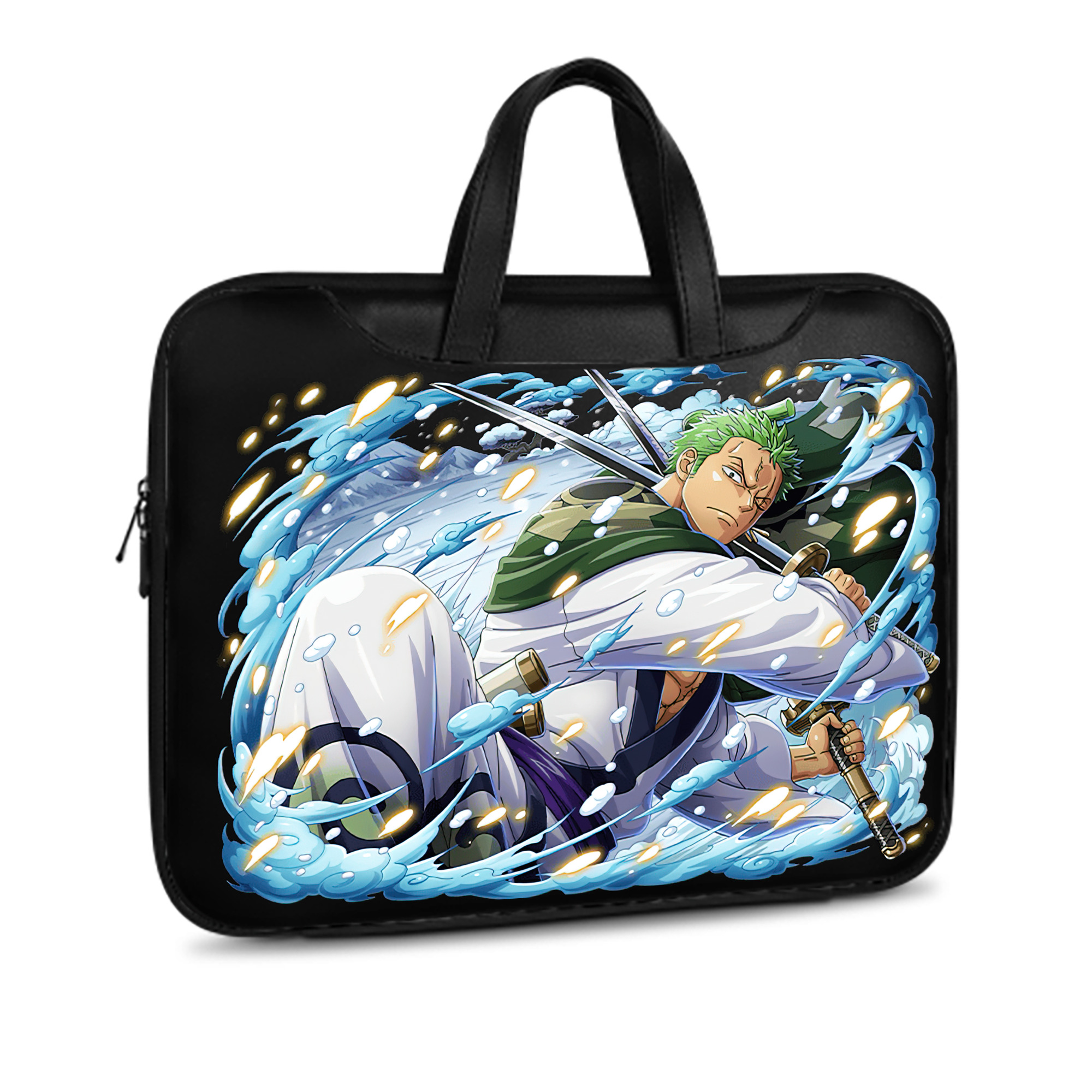 ワンピース ロロノア・ゾロ ONE PIECE Roronoa Zoro レザーラップトップバッグ　ノートパソコンケース
