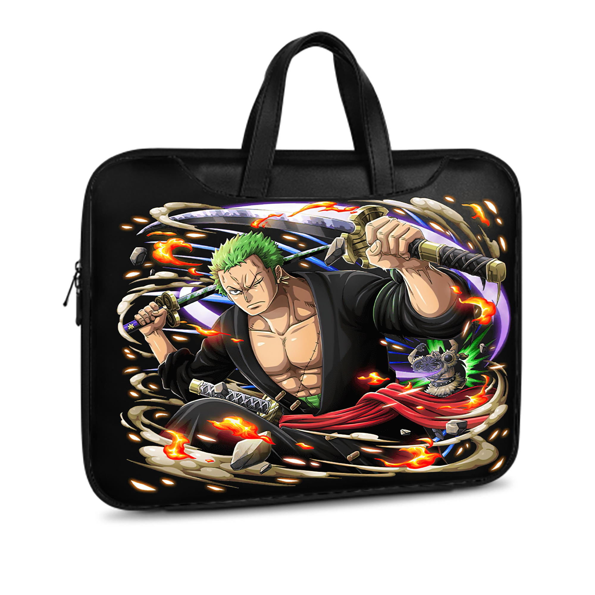 ワンピース ロロノア・ゾロ ONE PIECE Roronoa Zoro レザーラップトップバッグ　ノートパソコンケース