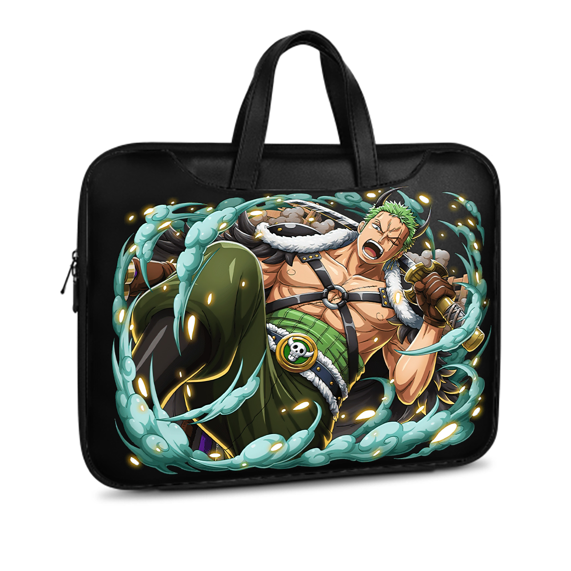 ワンピース ロロノア・ゾロ ONE PIECE Roronoa Zoro レザーラップトップバッグ　ノートパソコンケース