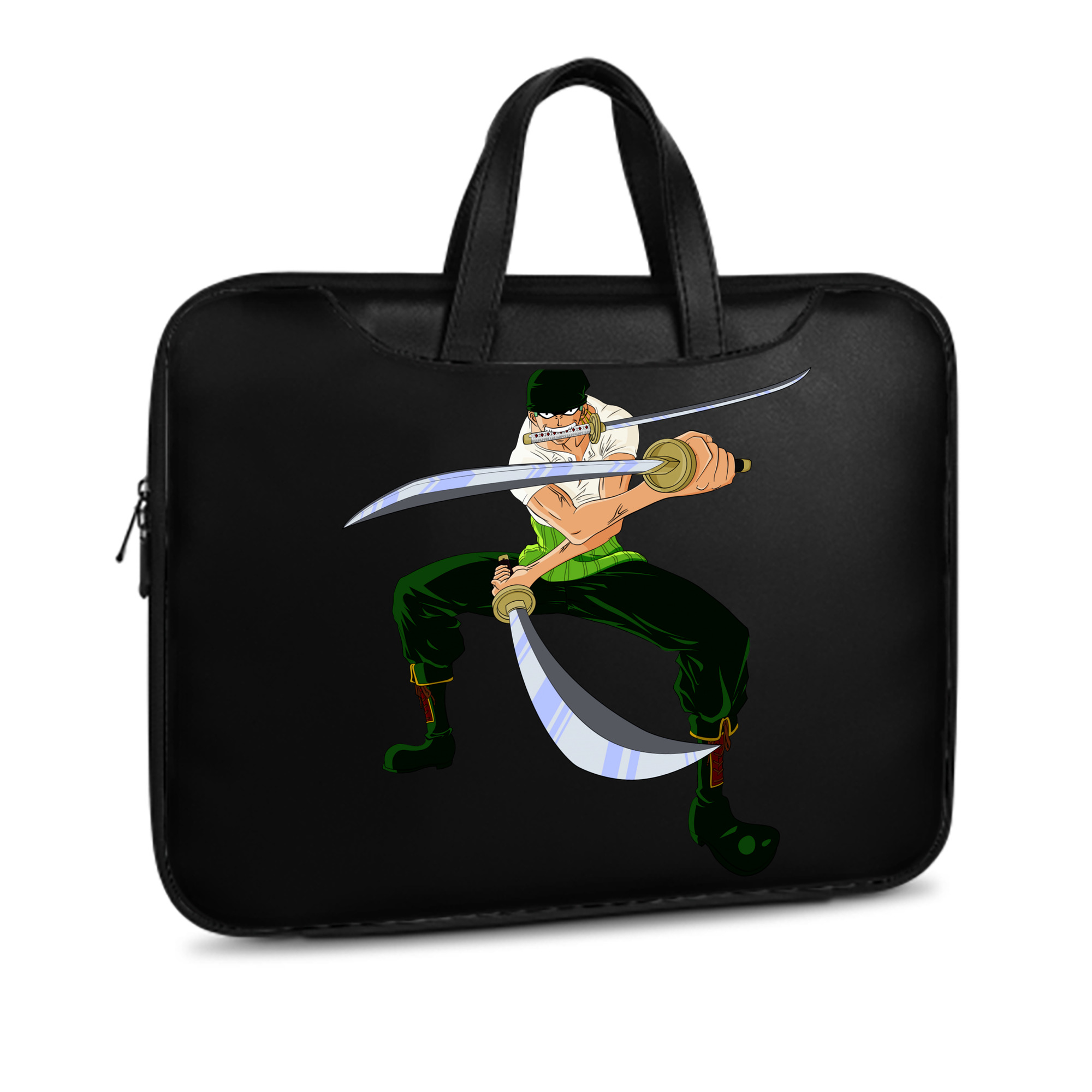 ワンピース ロロノア・ゾロ ONE PIECE Roronoa Zoro レザーラップトップバッグ　ノートパソコンケース