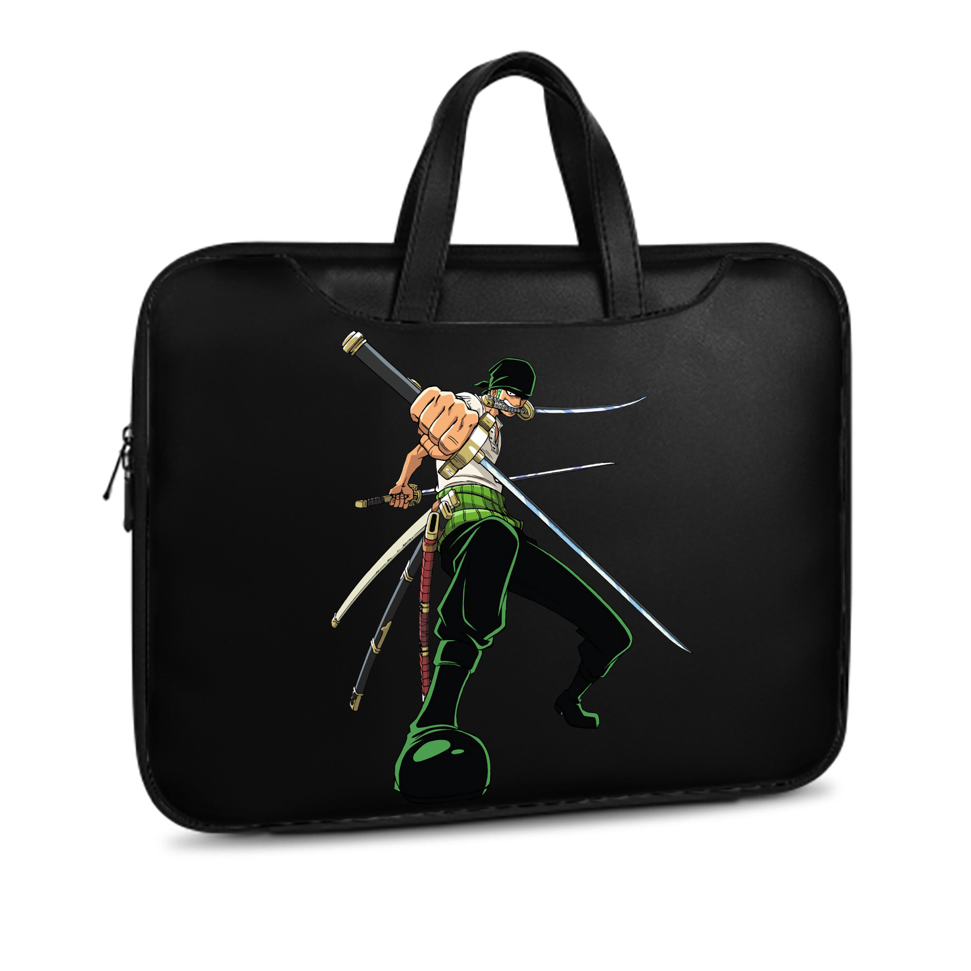 ワンピース ロロノア・ゾロ ONE PIECE Roronoa Zoro レザーラップトップバッグ　ノートパソコンケース