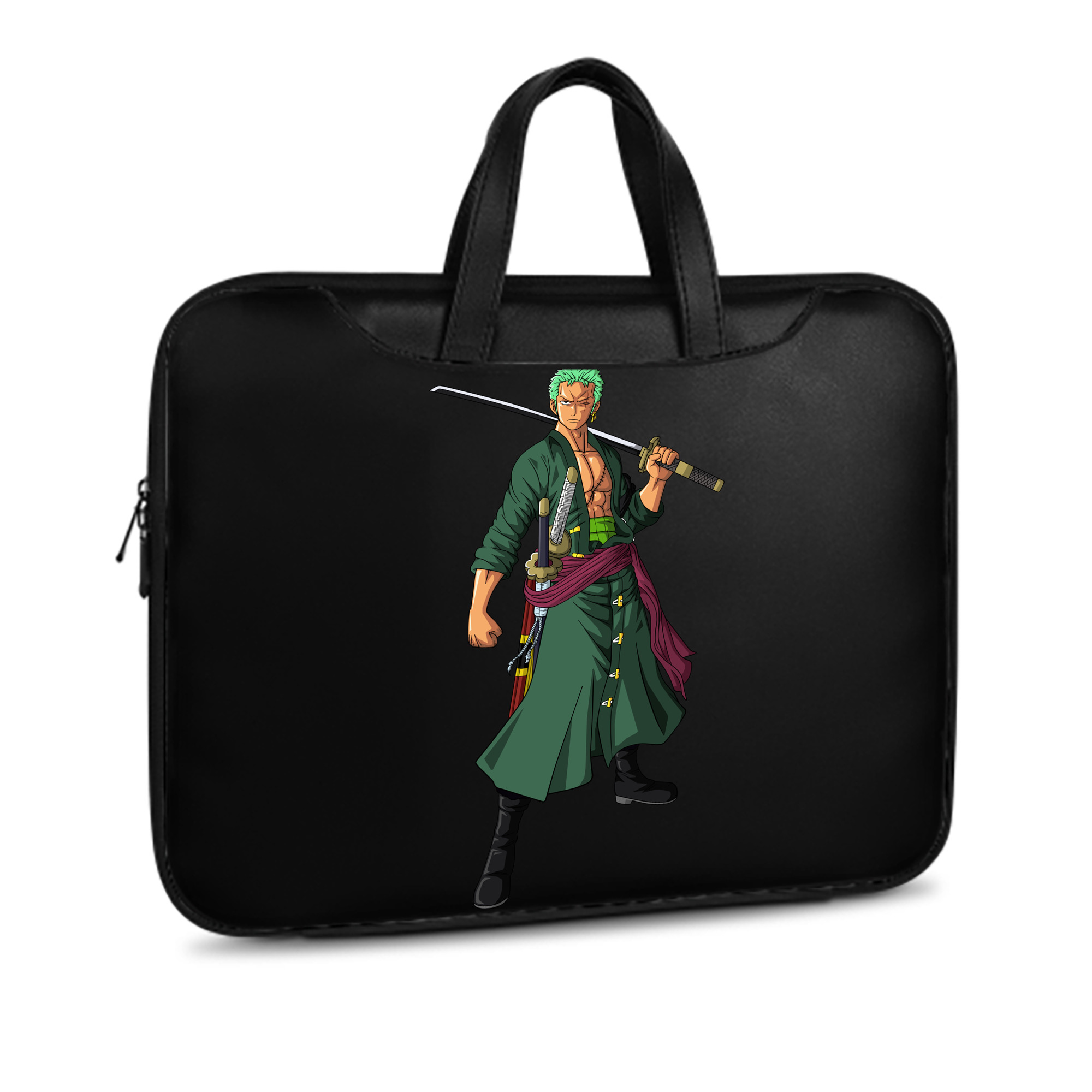ワンピース ロロノア・ゾロ ONE PIECE Roronoa Zoro レザーラップトップバッグ　ノートパソコンケース