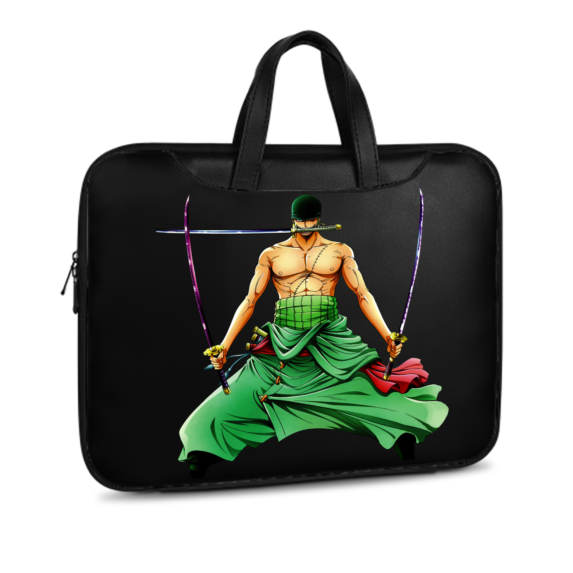 ワンピース ロロノア・ゾロ ONE PIECE Roronoa Zoro レザーラップトップバッグ　ノートパソコンケース