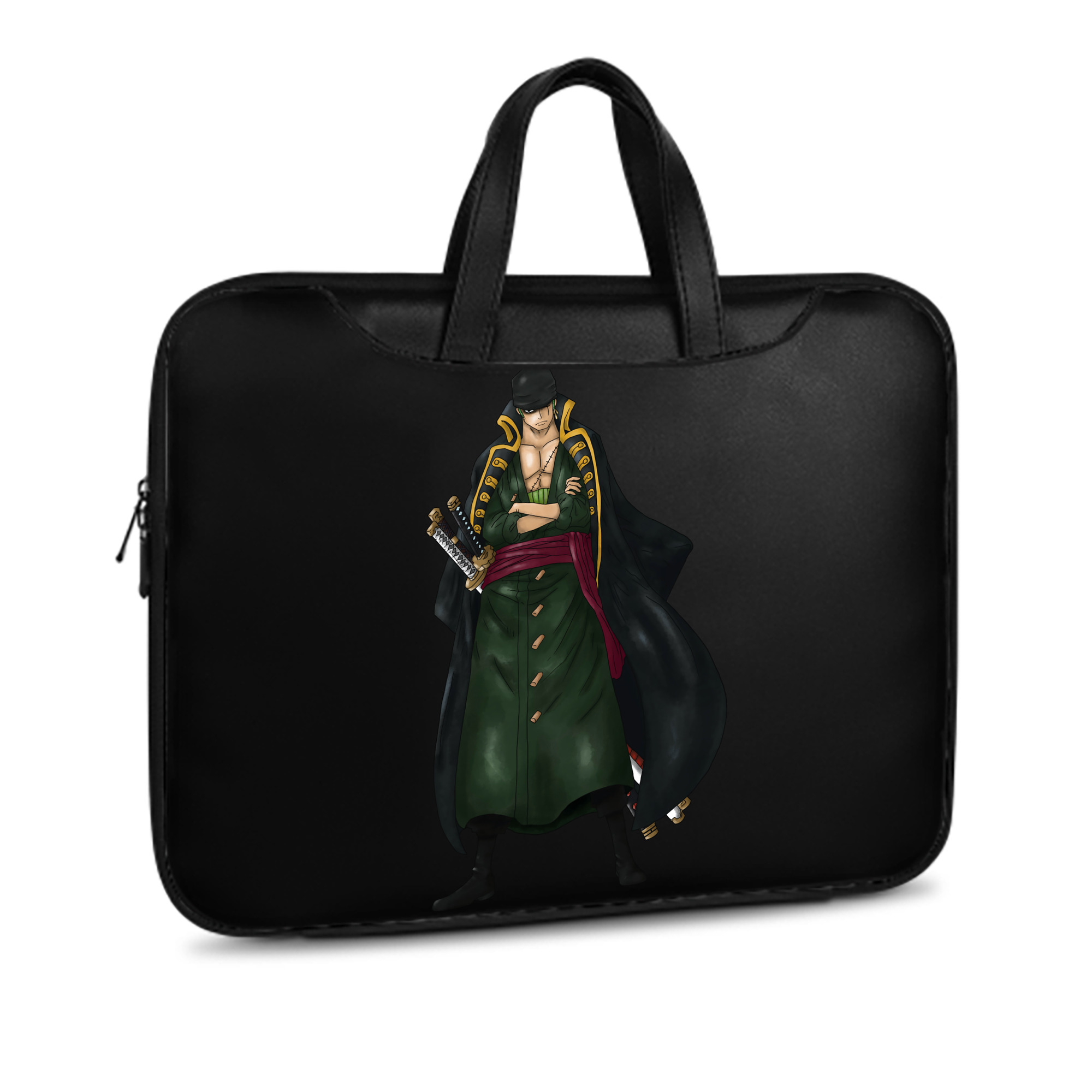 ワンピース ロロノア・ゾロ ONE PIECE Roronoa Zoro レザーラップトップバッグ　ノートパソコンケース